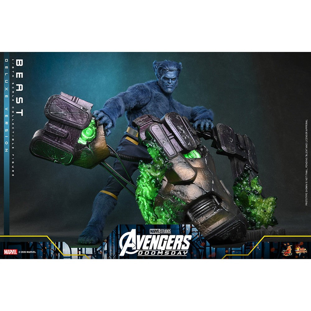 【予約安心出荷】[FIG] ムービー・マスターピース ビースト(デラックス版) アベンジャーズ/ドゥームズデイ 1/6 完成品 可動フィギュア(MM#921) ホットトイズ(2027年12月)