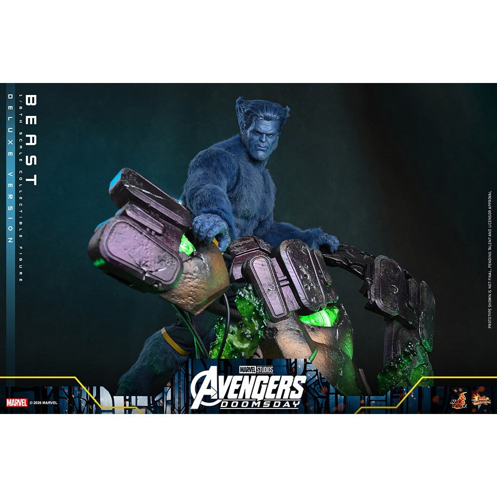 【予約安心出荷】[FIG] ムービー・マスターピース ビースト(デラックス版) アベンジャーズ/ドゥームズデイ 1/6 完成品 可動フィギュア(MM#921) ホットトイズ(2027年12月)
