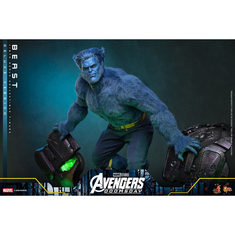 【予約安心出荷】[FIG] ムービー・マスターピース ビースト(デラックス版) アベンジャーズ/ドゥームズデイ 1/6 完成品 可動フィギュア(MM#921) ホットトイズ(2027年12月)