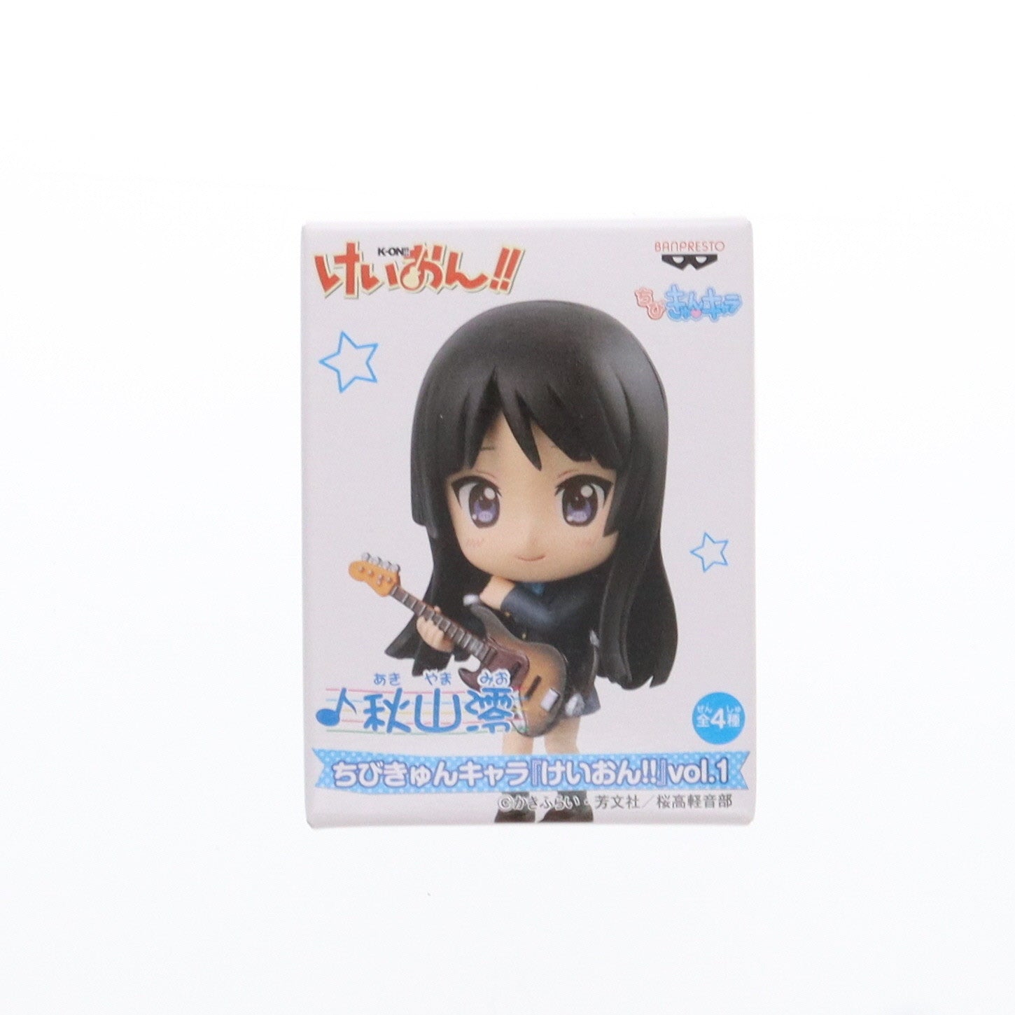 【中古即納】[FIG] 秋山澪(あきやまみお) ちびきゅんキャラ けいおん!! vol.1 フィギュア プライズ(47778) バンプレスト(20120229)