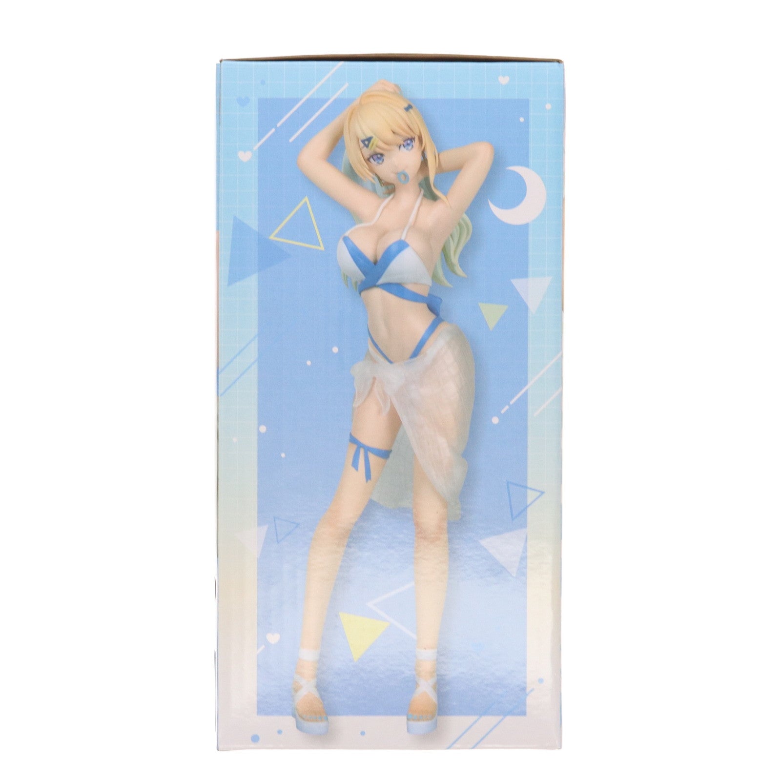【中古即納】[FIG] GiGO限定 白河月愛(しらかわるな) 経験済みなキミと、経験ゼロのオレが、お付き合いする話。 FascinityFigure(ファシニティフィギュア)白河月愛～パレオ水着～ プライズ フクヤ(20250131)