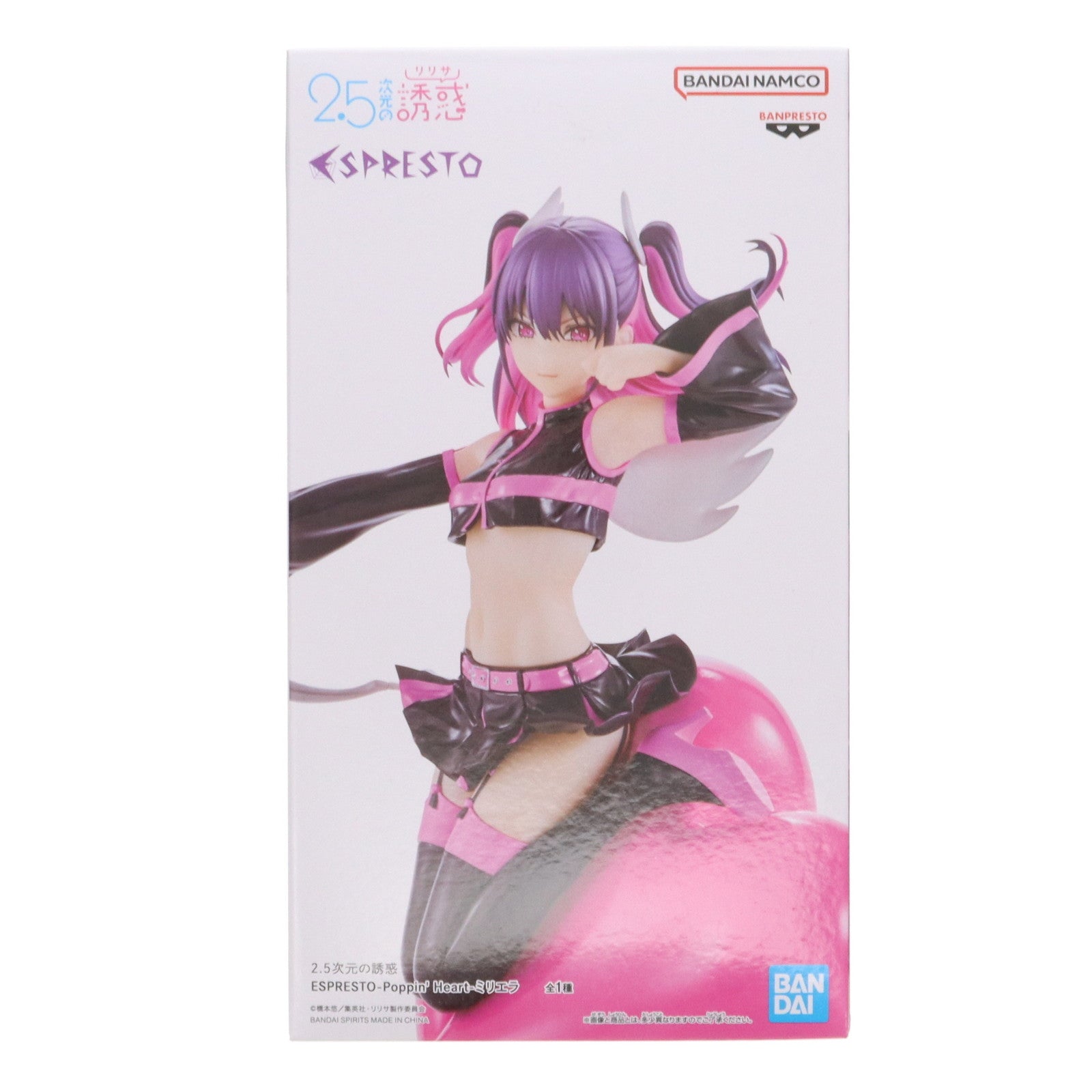 【中古即納】[FIG] 橘美花莉(ミリエラ) 「2.5次元の誘惑」 ESPRESTO-Poppin' Heart-ミリエラ フィギュア プライズ(2751120) バンプレスト(20250325)