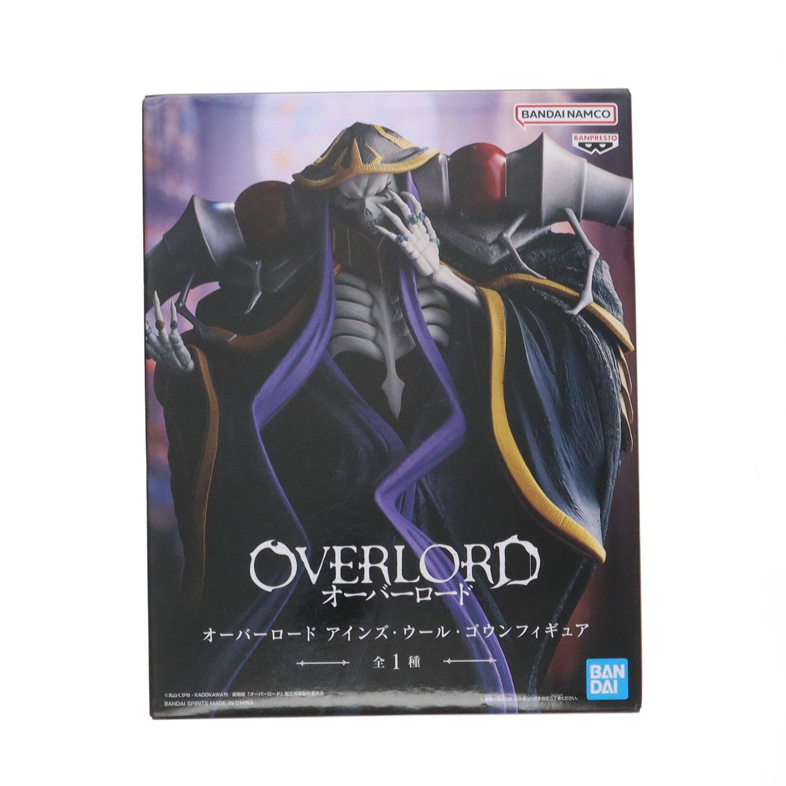 【中古即納】[FIG] アインズ・ウール・ゴウン 「オーバーロード」 アインズ・ウール・ゴウンフィギュア フィギュア プライズ(2752500) バンプレスト(20250325)