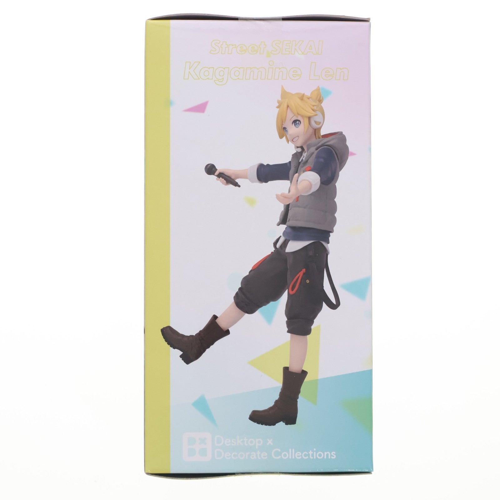 【中古即納】[FIG] 鏡音レン(かがみねれん) プロジェクトセカイ カラフルステージ! Feat.初音ミク Desktop×Decorate Collections『ストリートのセカイの鏡音レン』 フィギュア プライズ(1119371) セガ(20250725)