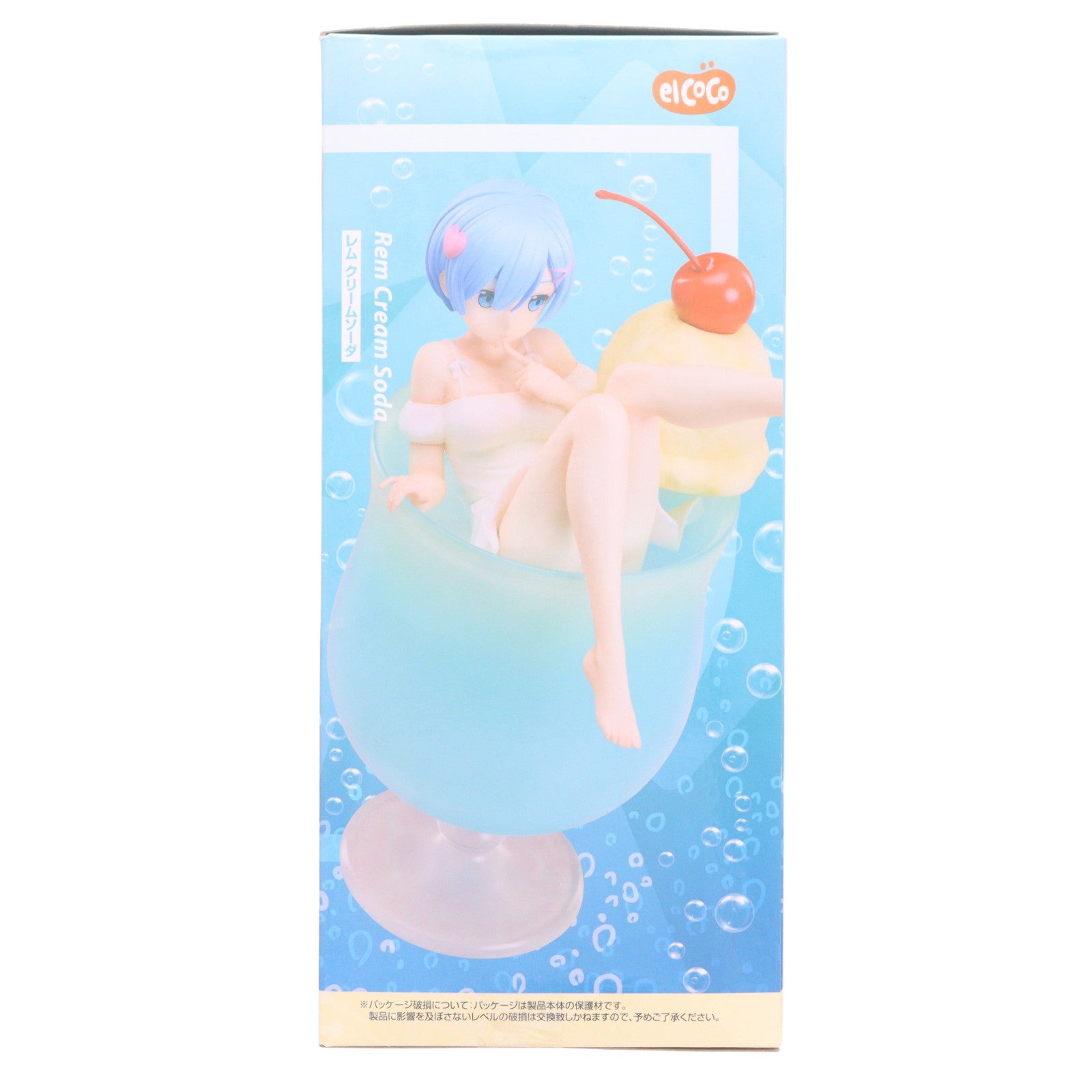 【中古即納】[FIG] レム クリームソーダ Re:ゼロから始める異世界生活 1/7 フィギュア プライズ エルココ(20250627)