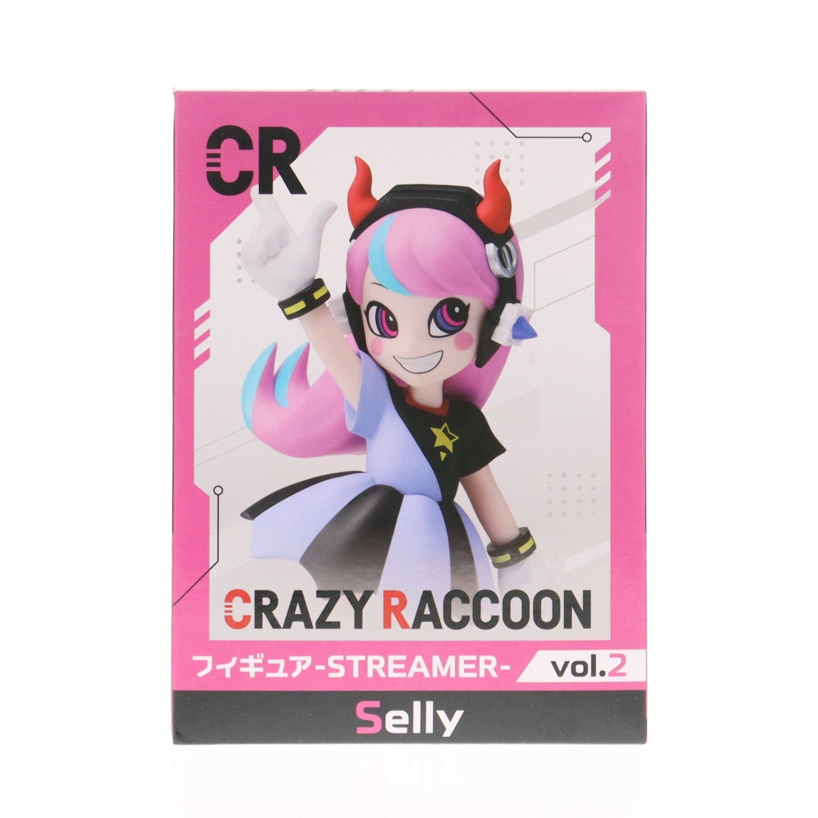 【中古即納】[FIG] GiGOグループ限定 Selly(セリー) Crazy Raccoon(クレイジーラクーン) フィギュア-STREAMER-Vol.2 ～GiGOグループのお店限定～ プライズ フクヤ(20251018)
