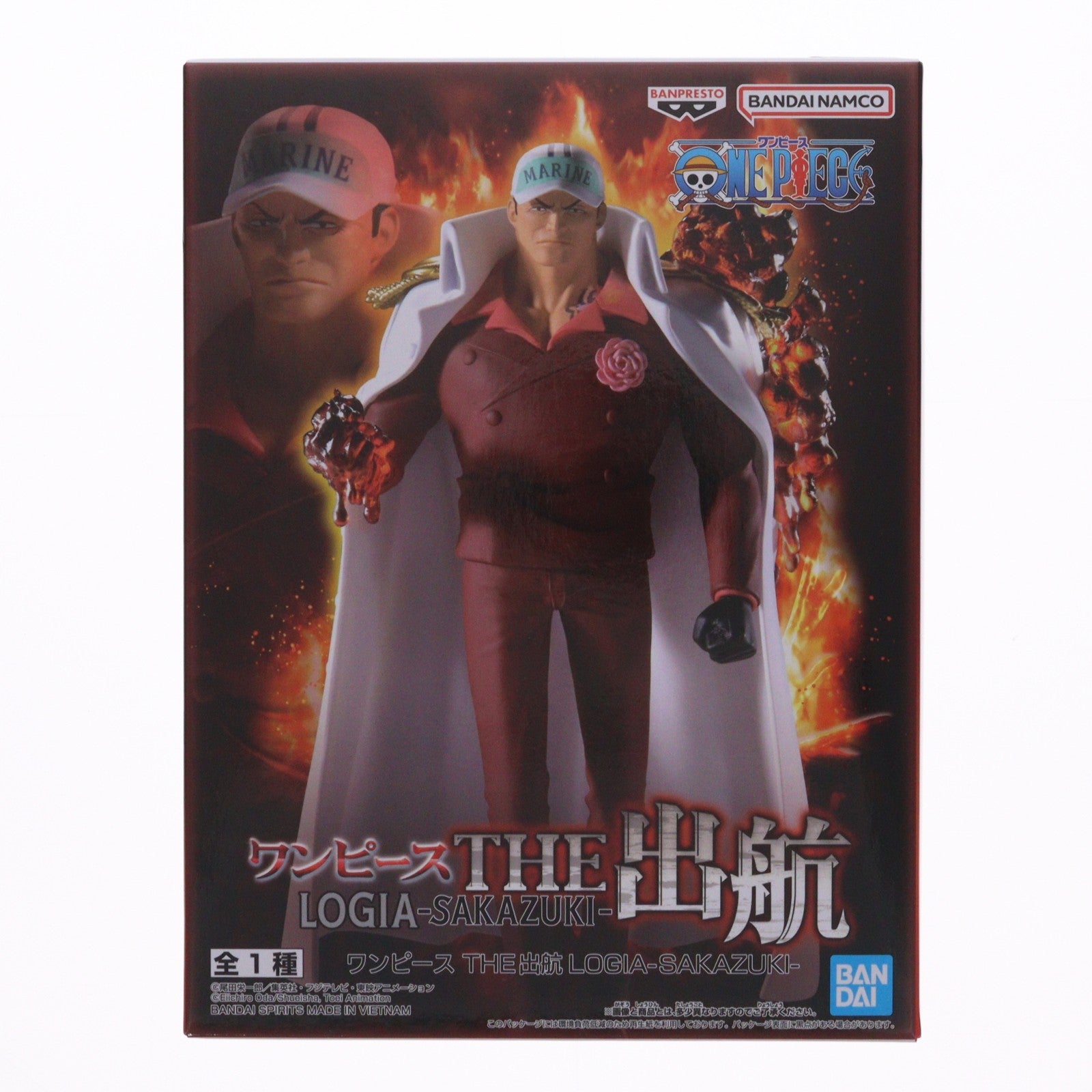 【中古即納】[FIG] サカズキ(赤犬) ワンピース THE出航 LOGIA-SAKAZUKI- ONE PIECE フィギュア プライズ(2776602) バンプレスト(20251113)
