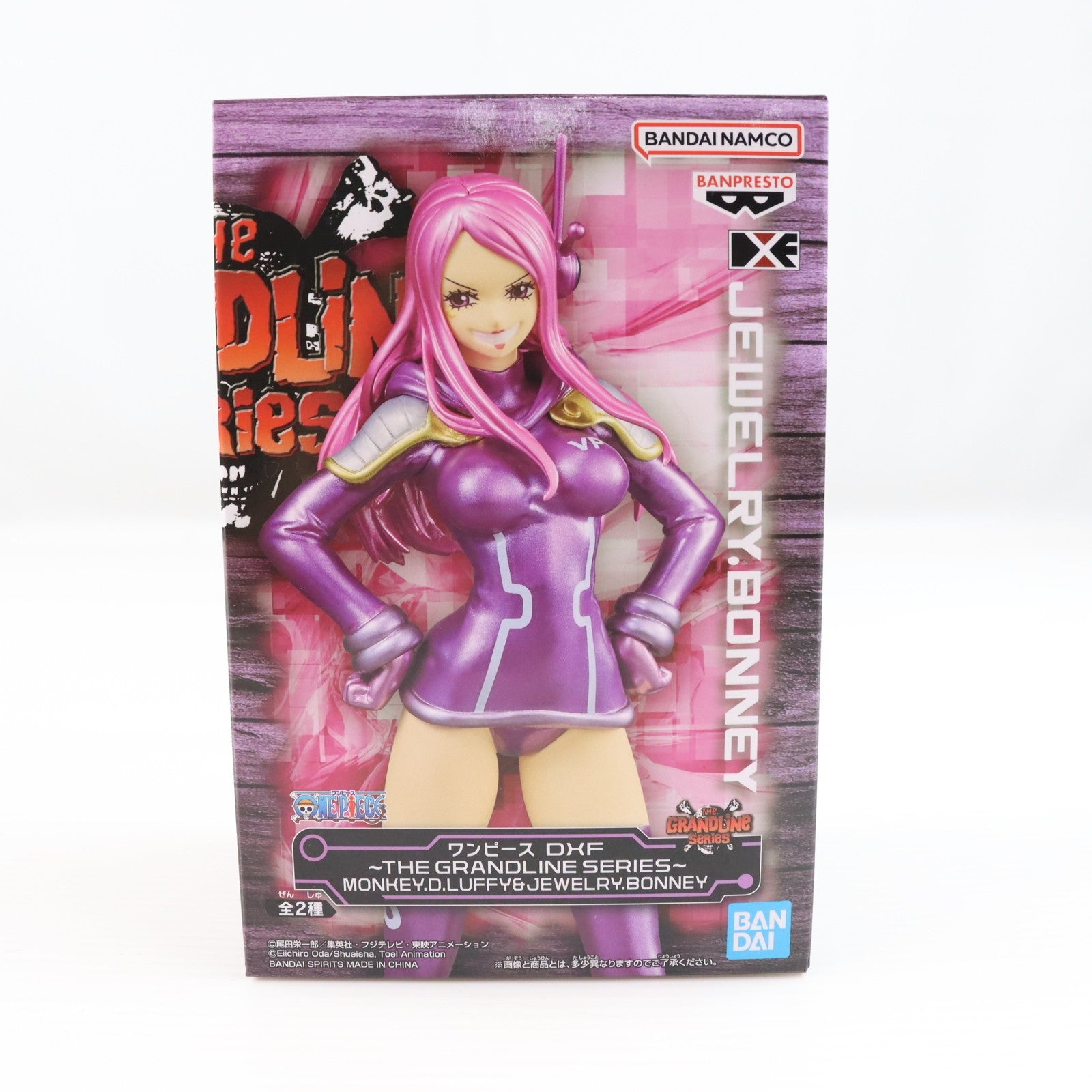 【中古即納】[FIG] ジュエリー・ボニー ワンピース DXF～THE GRANDLINE SERIES～MONKEY.D.LUFFY&JEWELRY.BONNEY ONE PIECE フィギュア プライズ(2800812) バンプレスト(20251209)