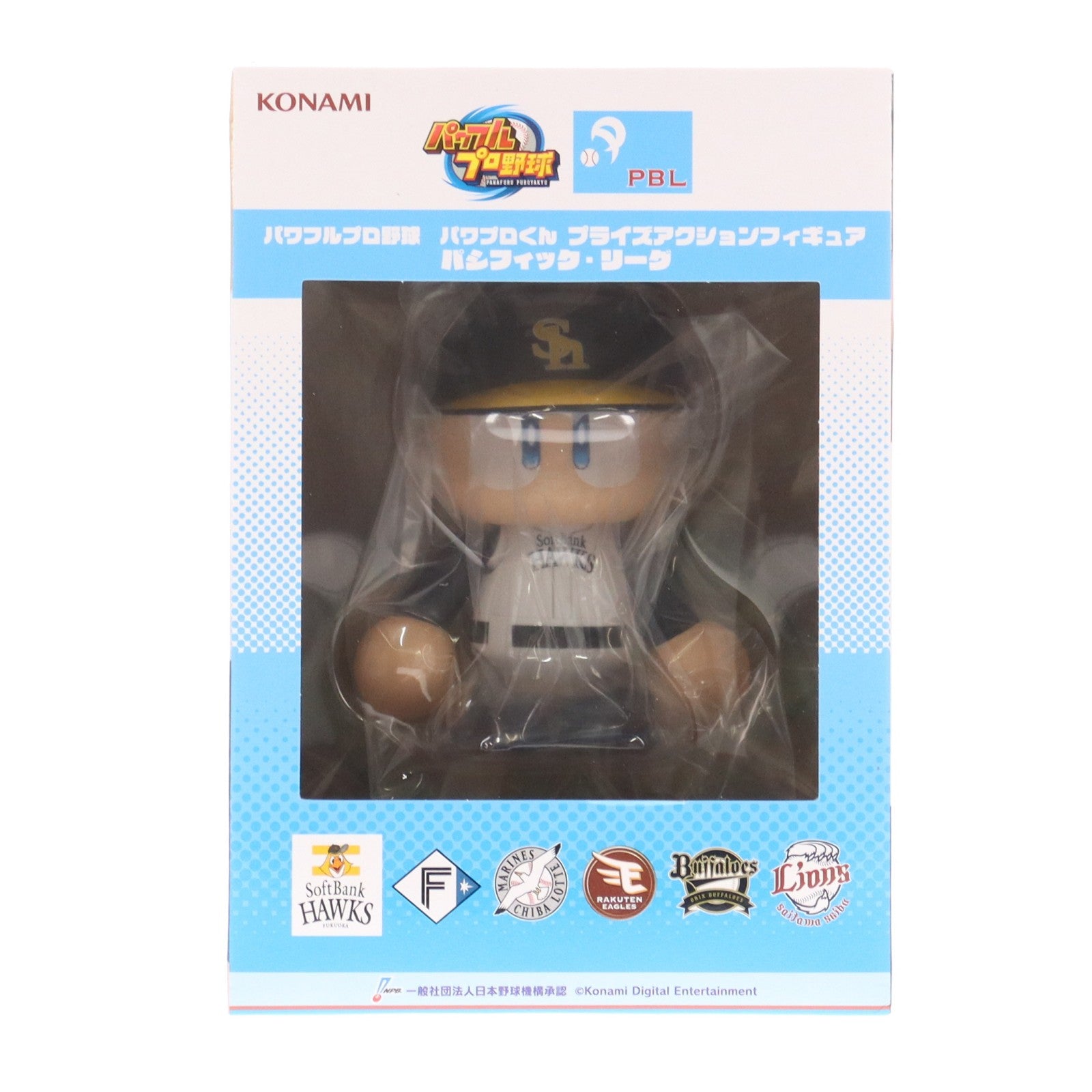 【中古即納】[FIG] パワプロくん(福岡ソフトバンクホークス) パワフルプロ野球 プライズアクションフィギュア パシフィックリーグ プライズ コナミアミューズメント(20250717)