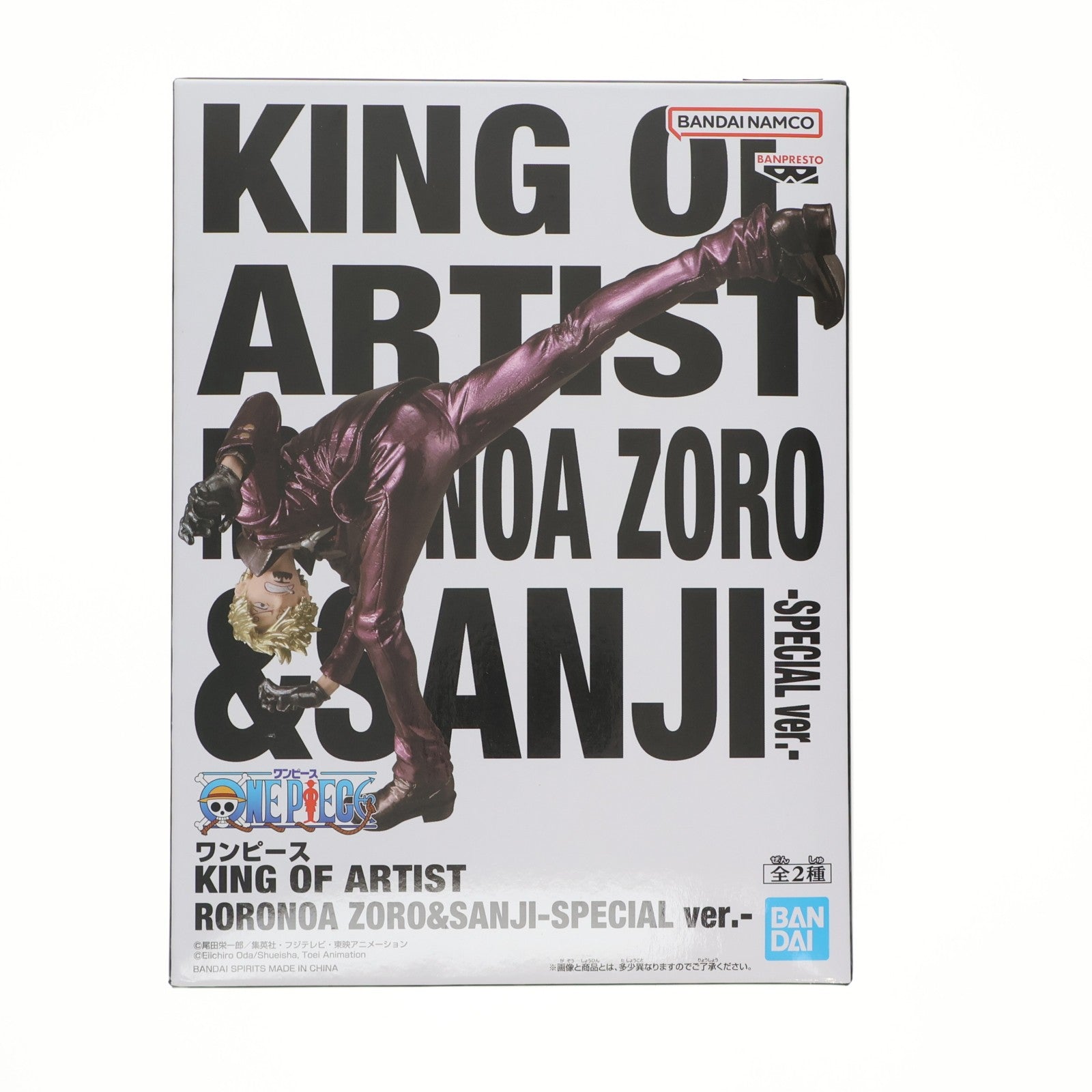 【中古即納】[FIG] サンジ ワンピース KING OF ARTIST RORONOA ZORO&SANJI-SPECIAL ver.- ONE PIECE プライズ(2827458) バンプレスト(20260317)
