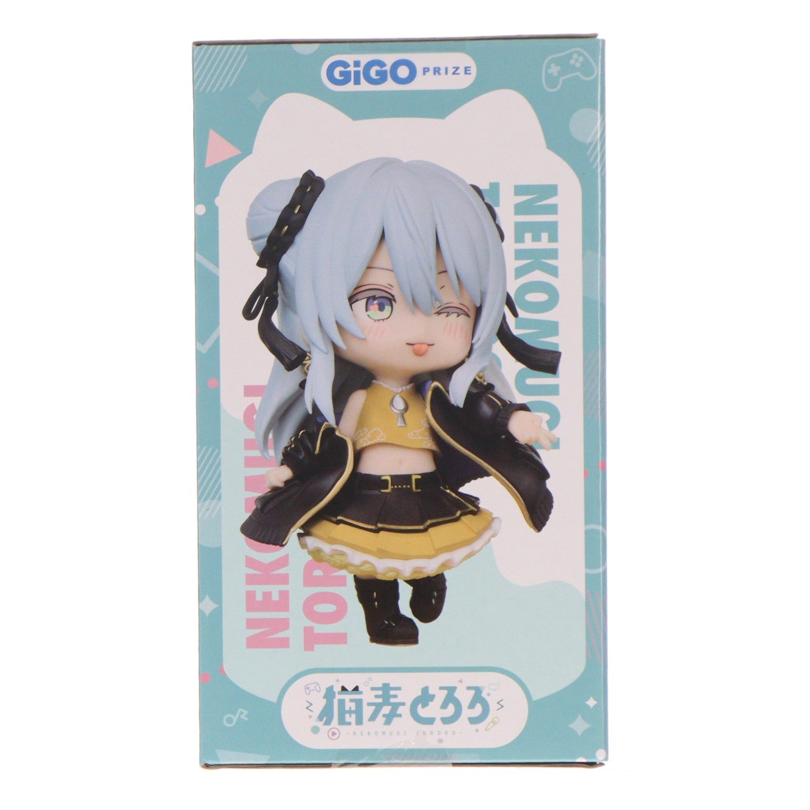 【中古即納】[FIG] GiGO限定 猫麦とろろデフォルメフィギュア(ねこむぎとろろ) -あいどるこれくしょん- バーチャルYouTuber プライズ フクヤ(20260626)