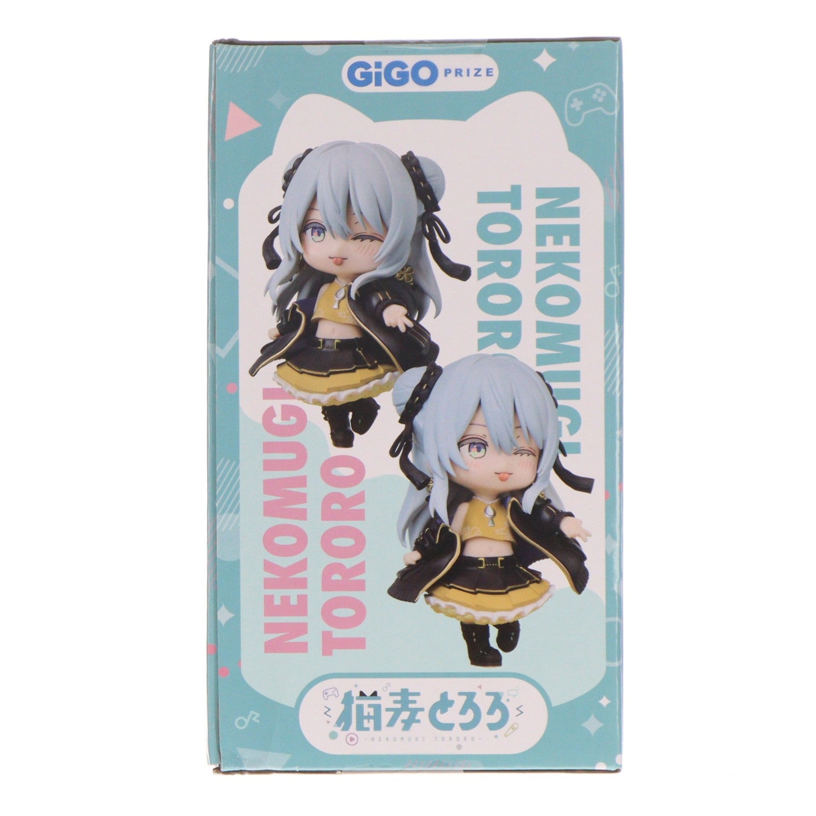 【中古即納】[FIG] GiGO限定 猫麦とろろデフォルメフィギュア(ねこむぎとろろ) -あいどるこれくしょん- バーチャルYouTuber プライズ フクヤ(20260626)