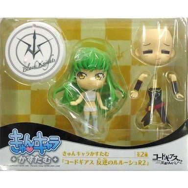 【中古即納】[FIG] きゅんキャラかすたむ C.C.(シーツー)(黒の騎士団ver.) コードギアス 反逆のルルーシュR2 フィギュア プライズ(48249) バンプレスト(20130131)