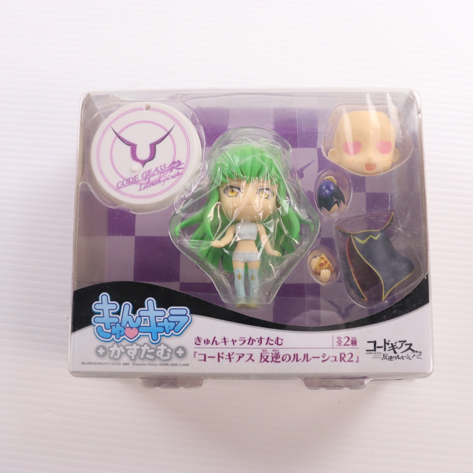 【中古即納】[FIG] きゅんキャラかすたむ C.C.(シーツー)(ゼロver.) コードギアス 反逆のルルーシュR2 フィギュア プライズ(48249) バンプレスト(20130131)