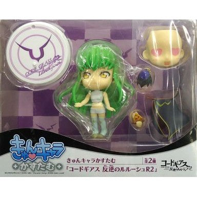 【中古即納】[FIG] きゅんキャラかすたむ C.C.(シーツー)(ゼロver.) コードギアス 反逆のルルーシュR2 フィギュア プライズ(48249) バンプレスト(20130131)