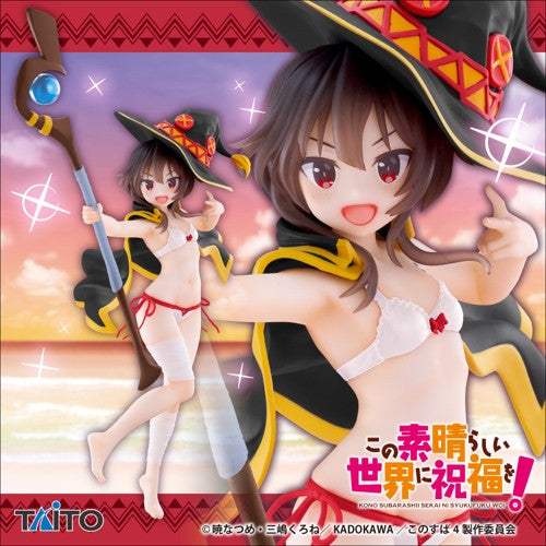 【中古即納】[FIG] めぐみん この素晴らしい世界に祝福を! Coreful フィギュア めぐみん～水着ver.～Renewal プライズ(452078500) タイトー(20260822)