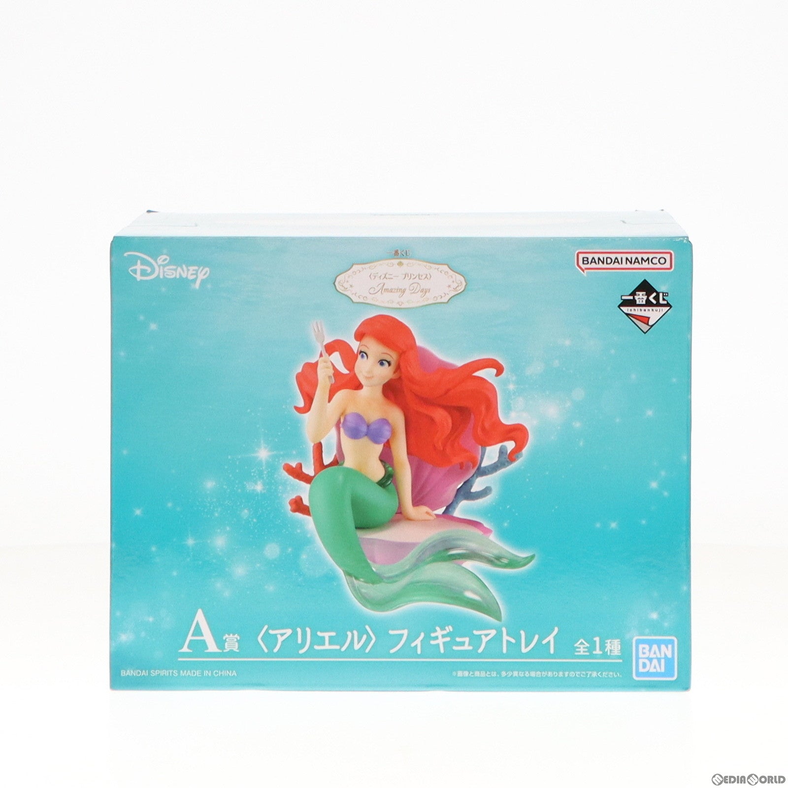 【中古即納】[FIG] A賞 アリエル フィギュアトレイ 一番くじ ディズニー プリンセス Amazing Days リトル・マーメイド プライズ バンダイスピリッツ(20230602)