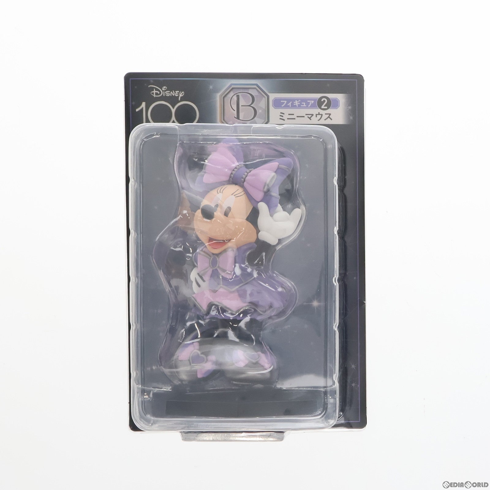 【中古即納】[FIG] B賞 ミニーマウス Happyくじ ディズニー100 フィギュア プライズ サニーサイドアップ(20231020)