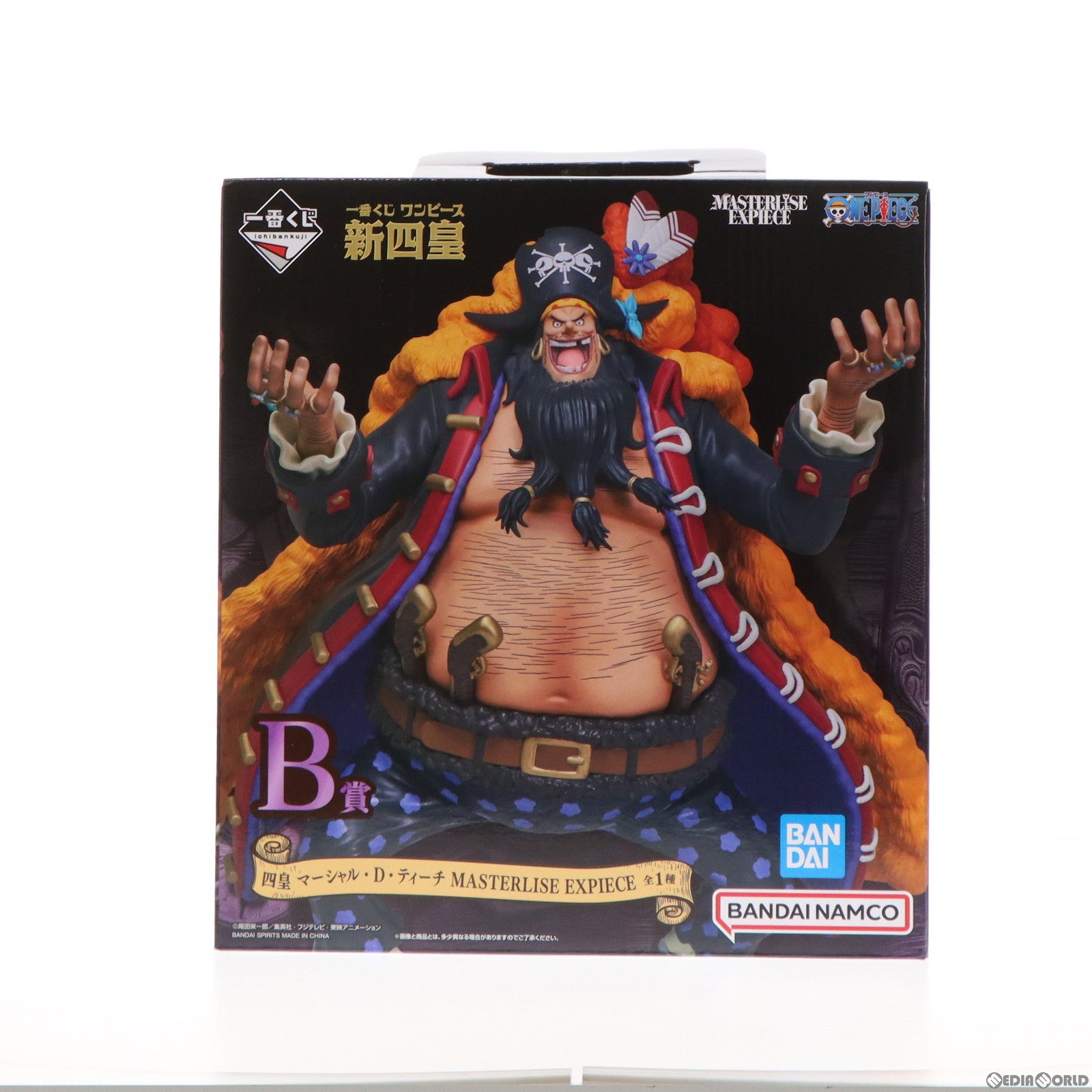 [FIG] B賞 四皇 マーシャル・D・ティーチ 一番くじ ワンピース 新四皇 MASTERLISE EXPIECE ONE PIECE フィギュア プライズ バンダイスピリッツ(20240120)