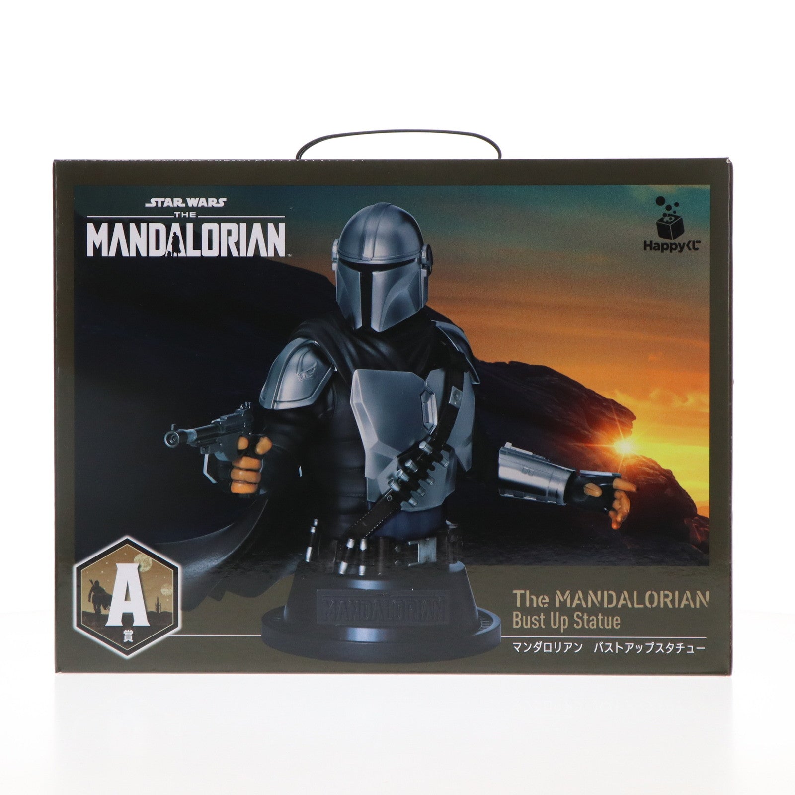【中古即納】[FIG] A賞 マンダロリアン バストアップスタチュー Happyくじ スター・ウォーズ『マンダロリアン』 STAR WARS フィギュア プライズ サニーサイドアップ(20240504)