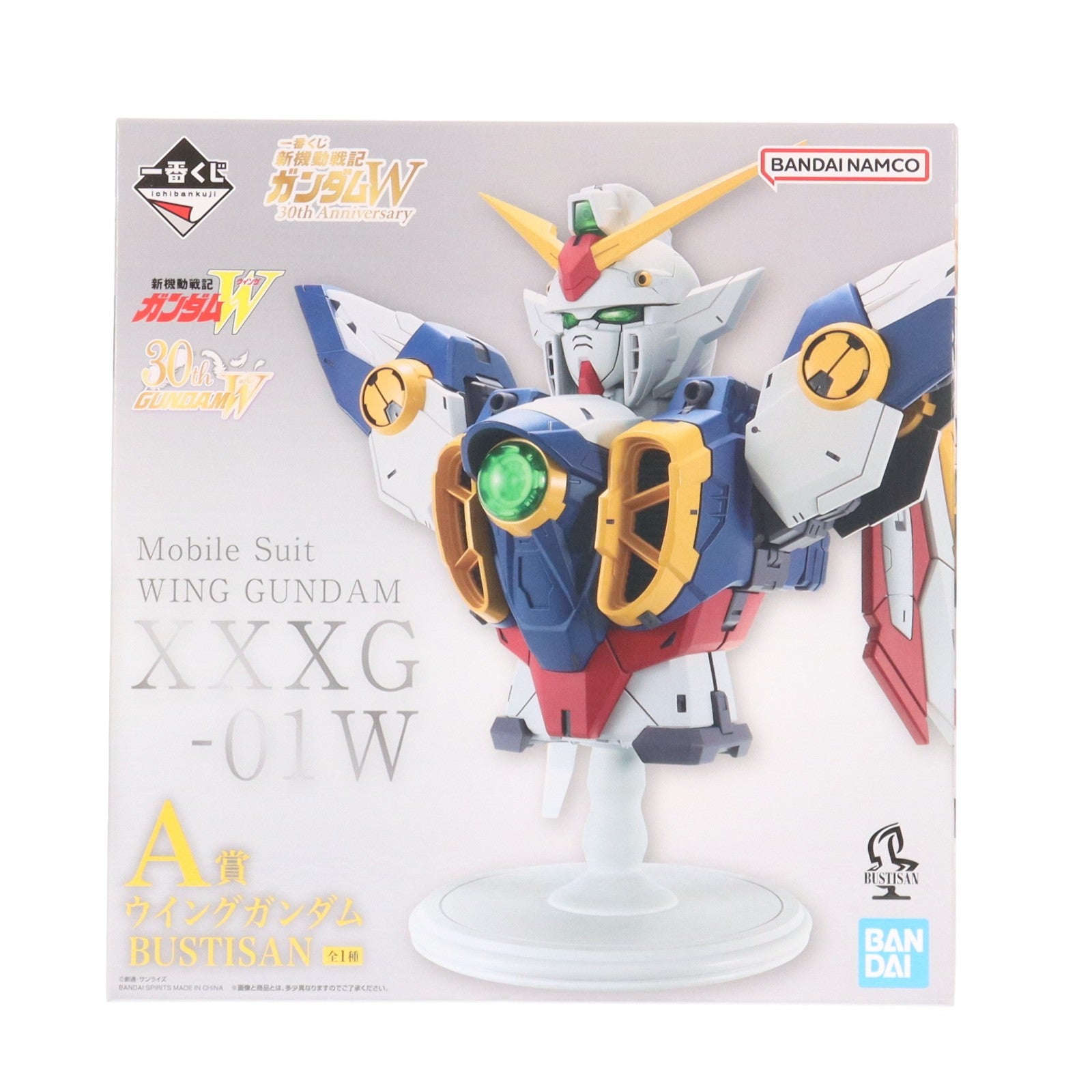 【中古即納】[FIG] A賞 ウイングガンダム BUSTISAN 一番くじ 新機動戦記ガンダムW 30th Anniversary フィギュア プライズ バンダイスピリッツ(20260120)