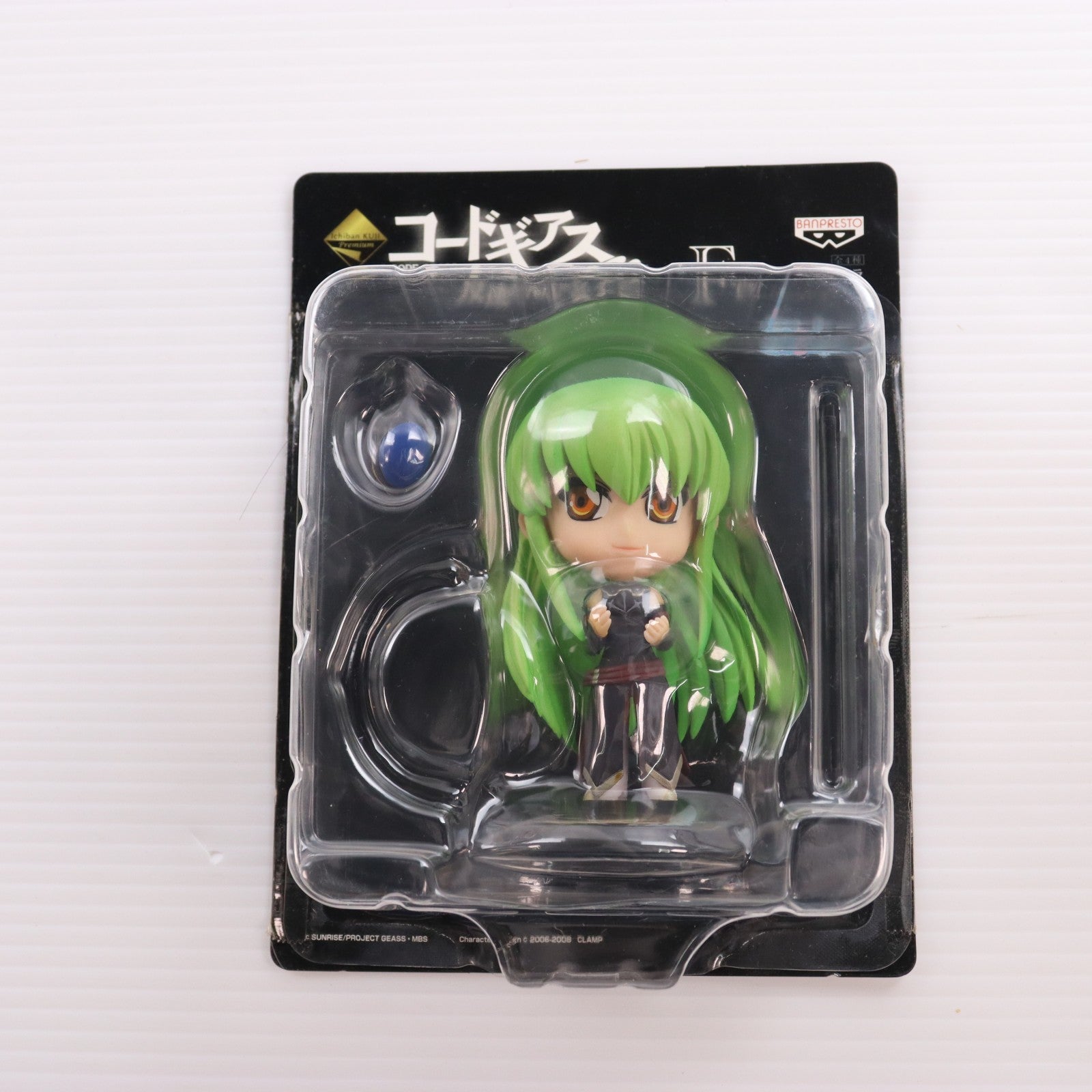【中古即納】[FIG] F賞 C.C.(シーツー) きゅんキャラ 一番くじプレミアム コードギアス 反逆のルルーシュR2 フィギュア プライズ バンプレスト(20081231)