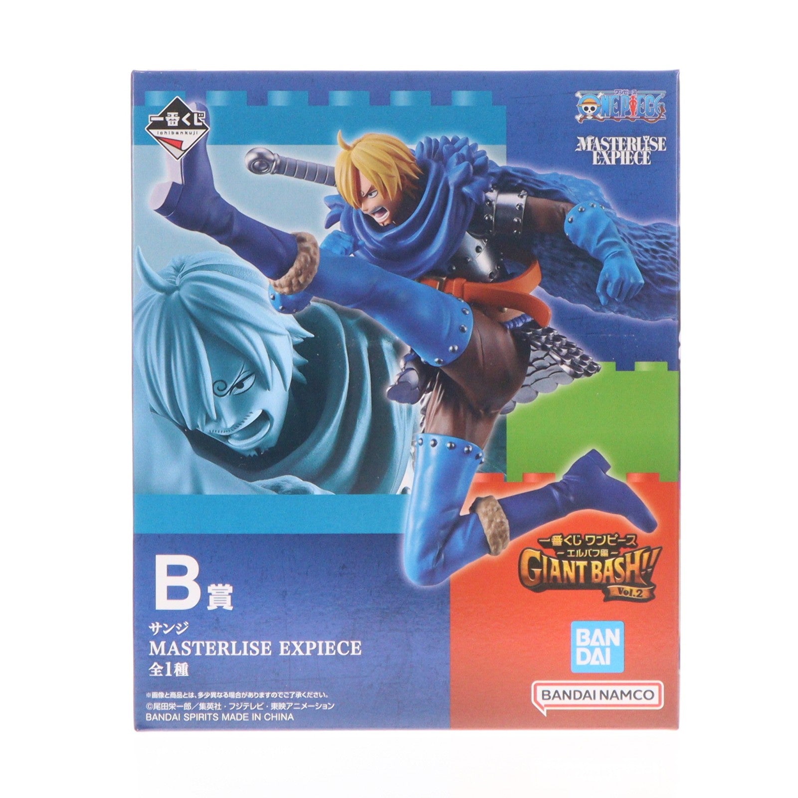 【中古即納】[FIG] B賞 サンジ MASTERLISE EXPIECE 一番くじ ワンピース -エルバフ編- GIANT BASH!! Vol.2 ONE PIECE フィギュア プライズ バンダイスピリッツ(20260808)