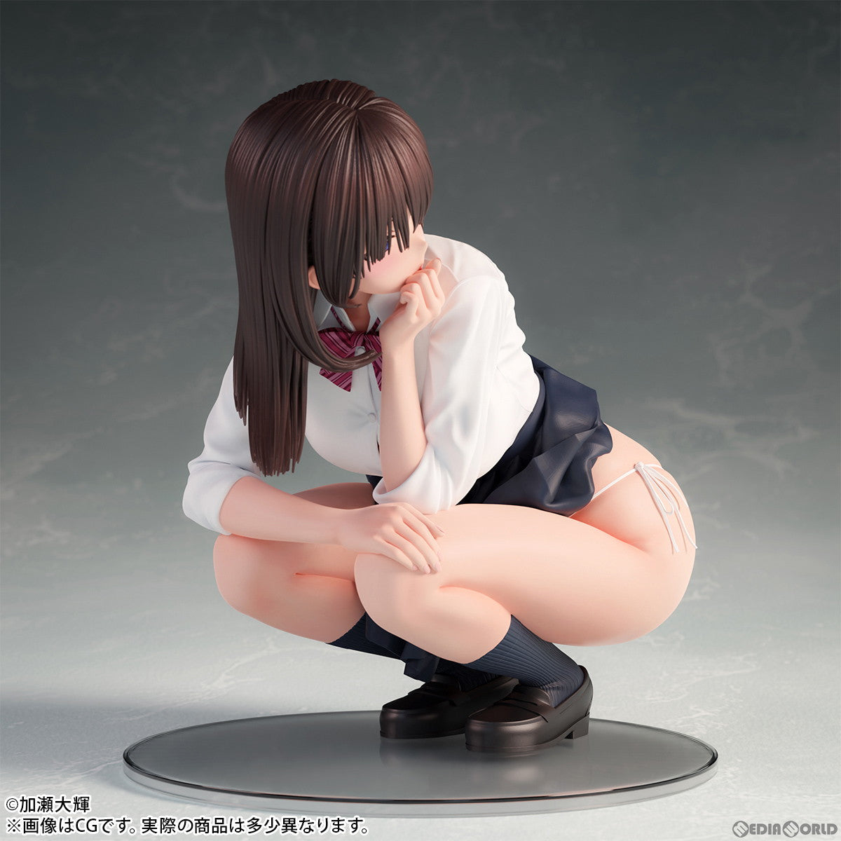 【新品即納】[FIG] 加瀬大輝 イラスト「しゃがみJKさん」 1/4 完成品 フィギュア B´full FOTS JAPAN(ビーフルフォトスジャパン) (20240201)