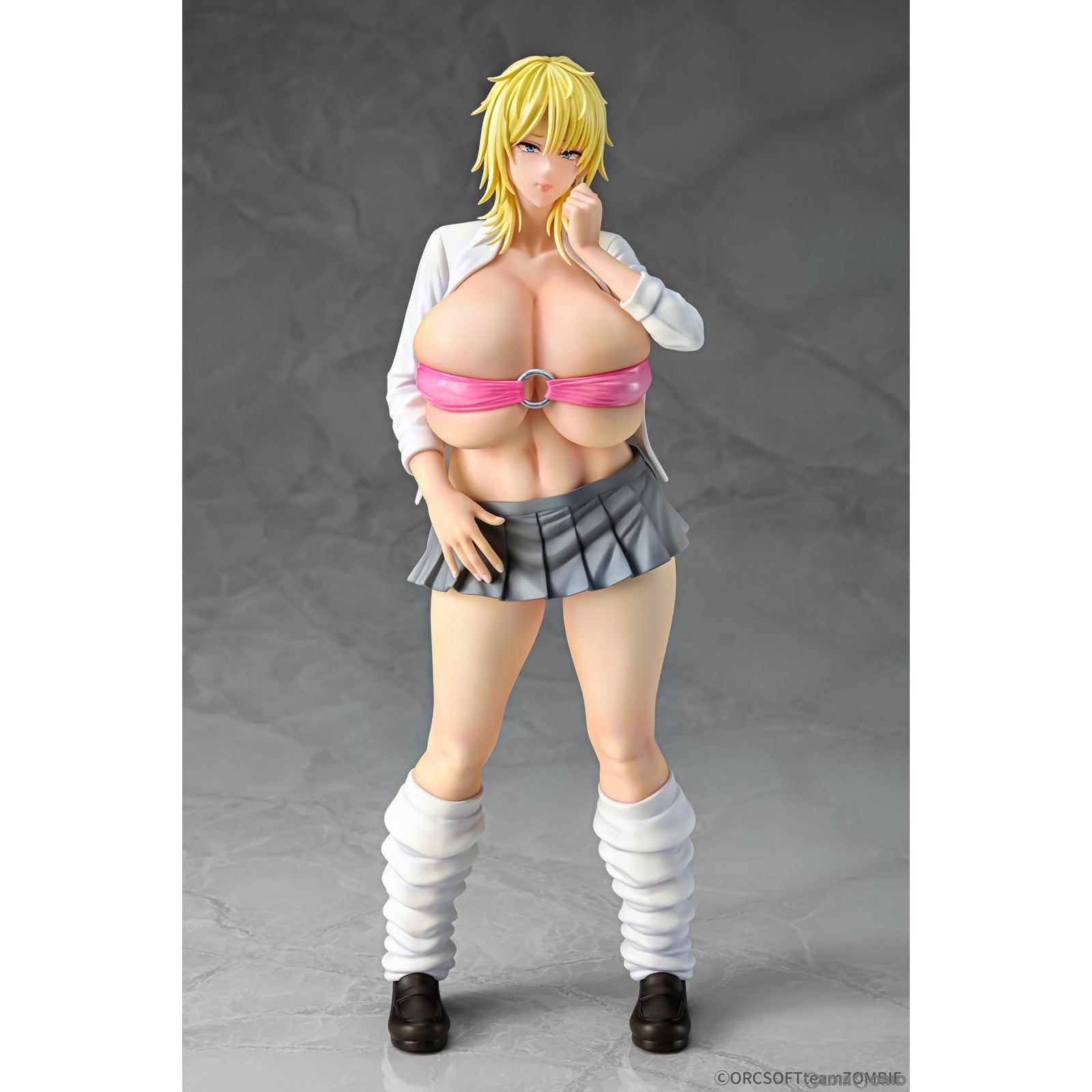 【新品即納】[FIG]聖ヤリマン学園 れい 白ギャルver. 聖ヤリマン学園パコパコ日記2021 1/6 完成品 フィギュア Q-six(キューシックス)(20240511)