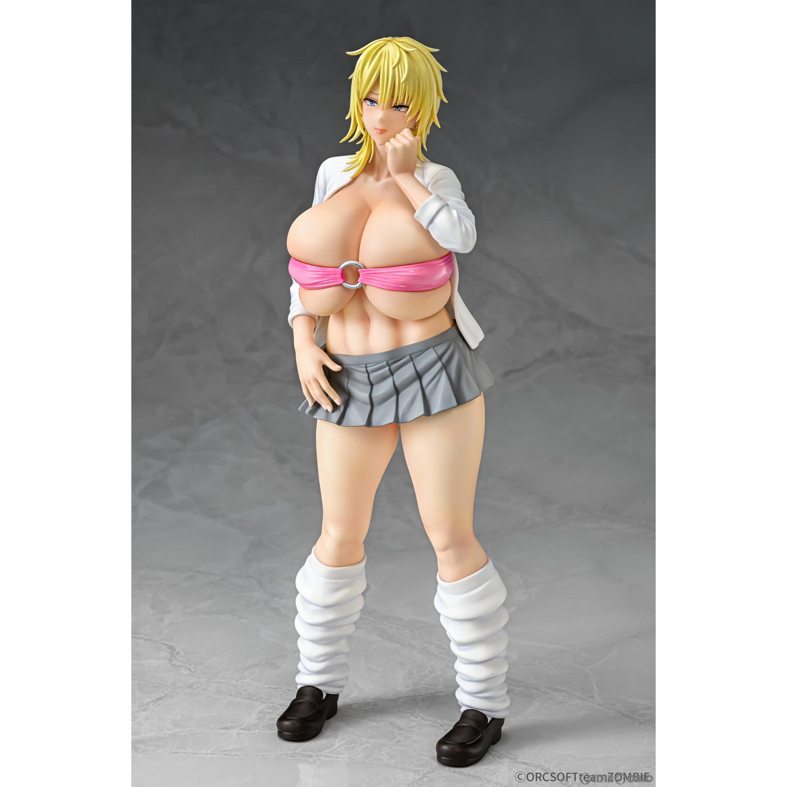 【新品即納】[FIG]聖ヤリマン学園 れい 白ギャルver. 聖ヤリマン学園パコパコ日記2021 1/6 完成品 フィギュア Q-six(キューシックス)(20240511)