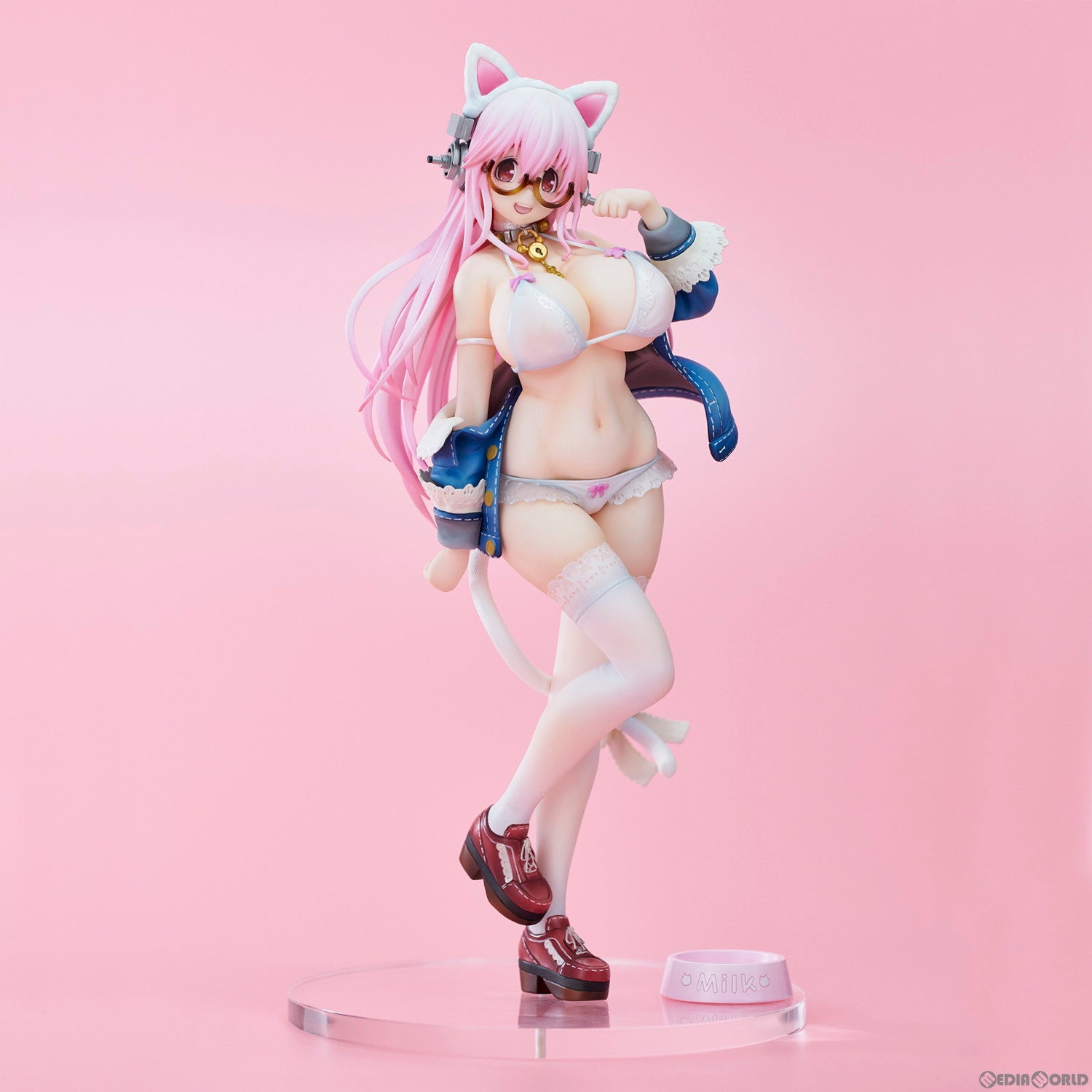 【新品即納】[FIG] (再々販) すーぱーそに子 White cat ver. 完成品 フィギュア ユニオンクリエイティブ(20240727)