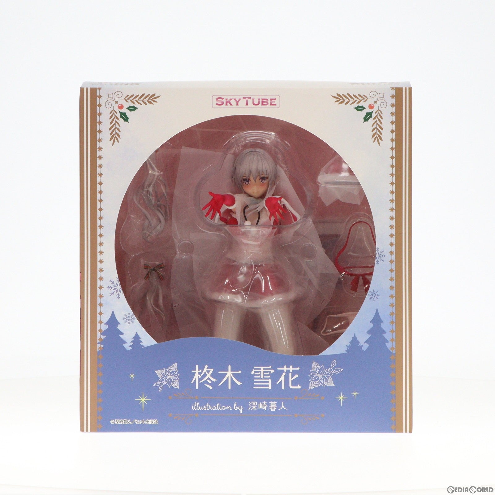 【中古即納】[FIG] ポストカード&あみあみ限定特典付属 柊木雪花(ひいらぎせつか) illustration by 深崎暮人 コミック阿吽 1/6 完成品 フィギュア(AX-1089) SkyTube(スカイチューブ)(20220630)