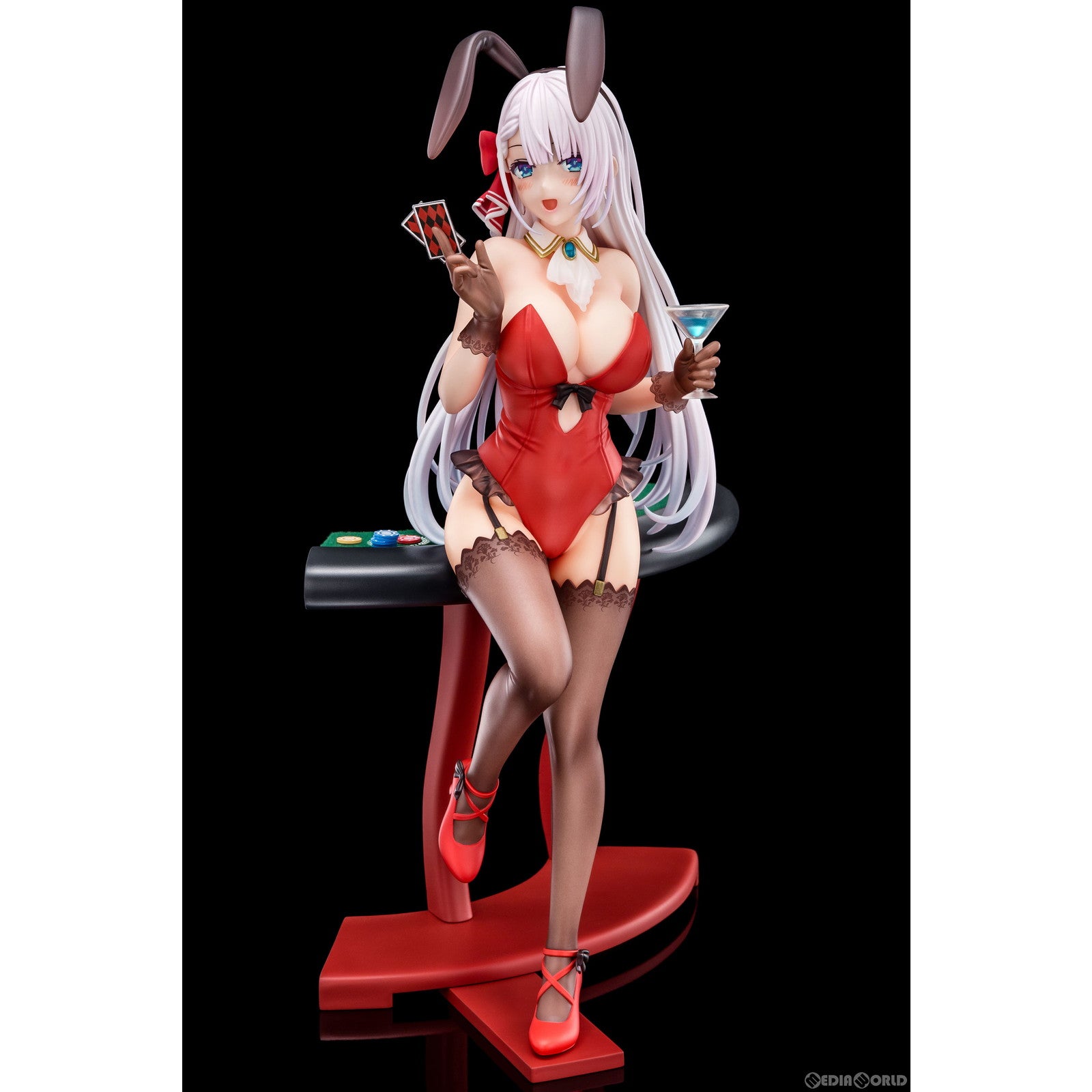 【新品即納】[FIG] リーセリア・レイ・クリスタリア 深紅のバニーフィギュアwithぺろりシステム 聖剣学院の魔剣使い 1/6 完成品 フィギュア 日本コロムビア(20240831)