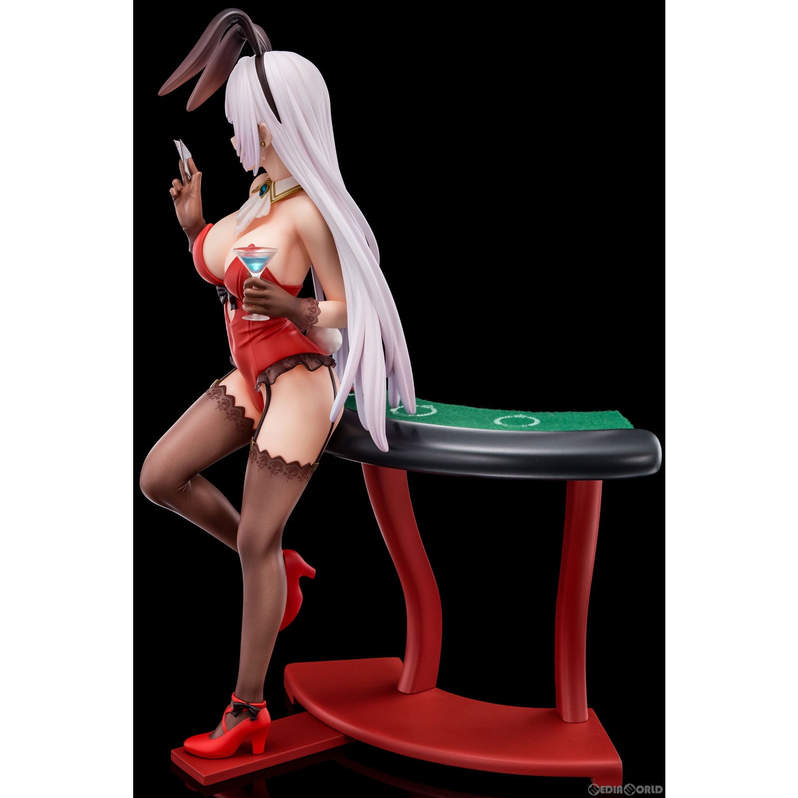 【中古即納】[FIG] リーセリア・レイ・クリスタリア 深紅のバニーフィギュアwithぺろりシステム 聖剣学院の魔剣使い 1/6 完成品 フィギュア 日本コロムビア(20240831)