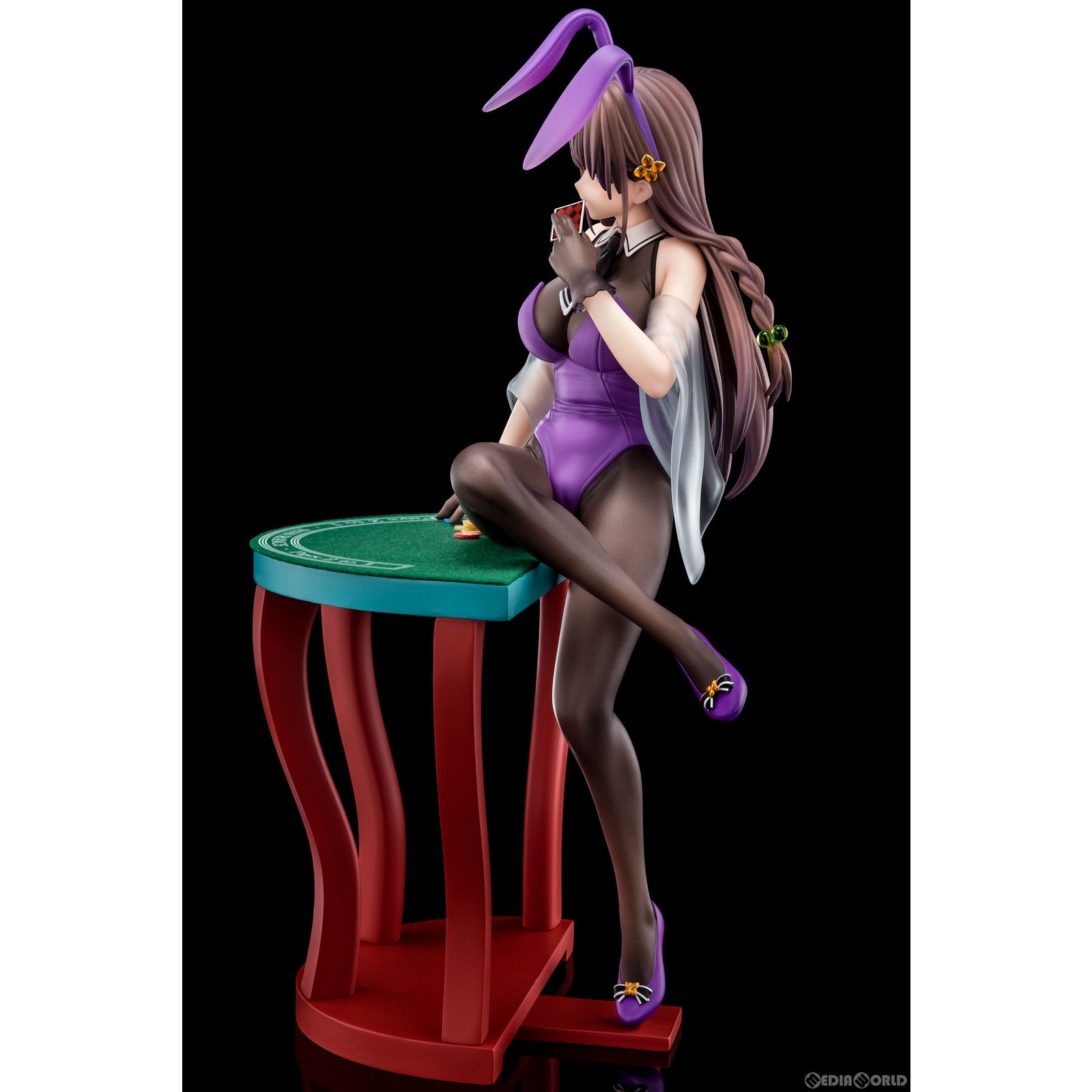 【中古即納】[FIG] エルフィーネ・フィレット 花紫のバニーフィギュアwithぺろりシステム 聖剣学院の魔剣使い 1/6 完成品 フィギュア 日本コロムビア(20241227)