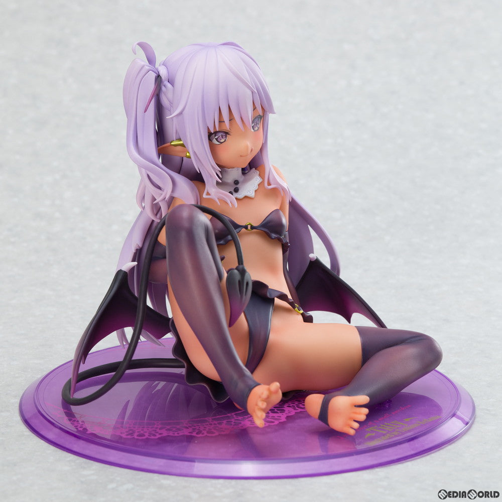 【新品即納】[FIG]サキュバス 黒ティティ Illustrated by 玉之けだま 1/6 完成品 フィギュア(PVC334) チューベローズプラス/オーキッドシード(20240831)