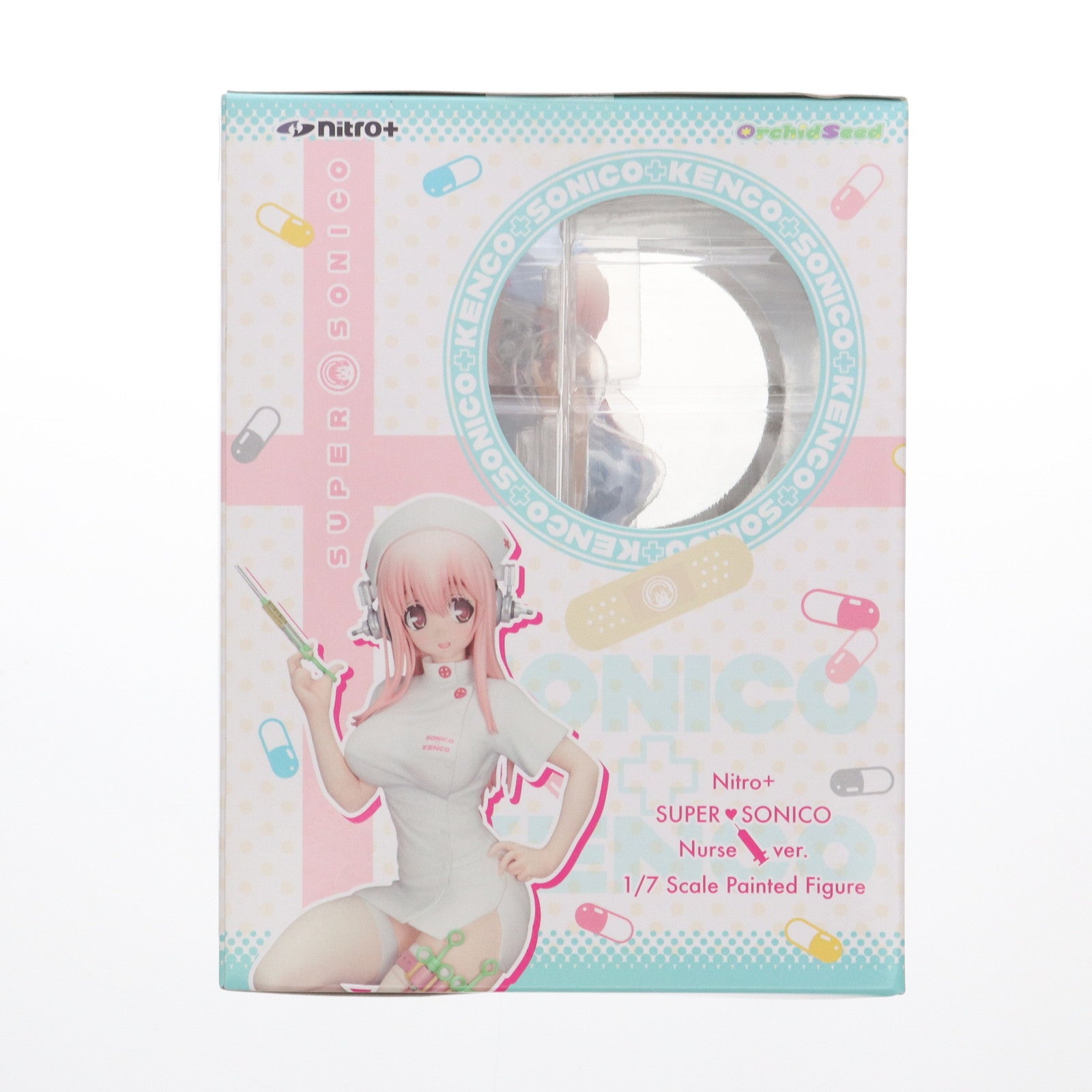 【中古即納】[FIG] ワンフェス2012夏限定 すーぱーそに子 -ナースver.- Event Limited Edition NITRO SUPER SONIC(ニトロスーパーソニック) 1/7 完成品 フィギュア オーキッドシード(20120729)