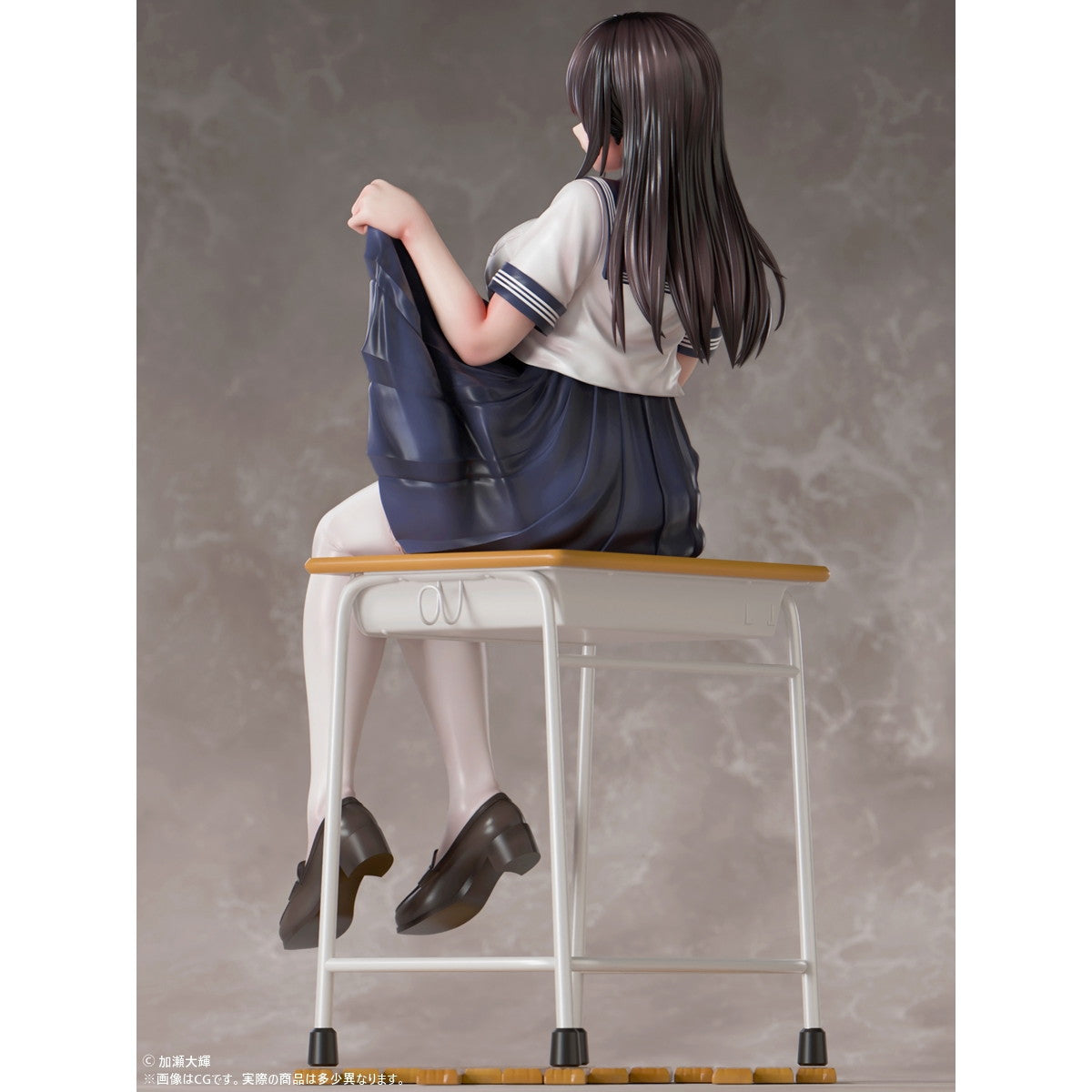 【中古即納】[FIG] 加瀬大輝「教室でたくし上げJKさん」 脱衣ver. 1/5 完成品 フィギュア インサイト(20241031)