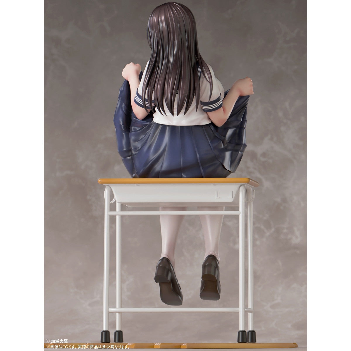 【中古即納】[FIG] 加瀬大輝「教室でたくし上げJKさん」 脱衣ver. 1/5 完成品 フィギュア インサイト(20241031)