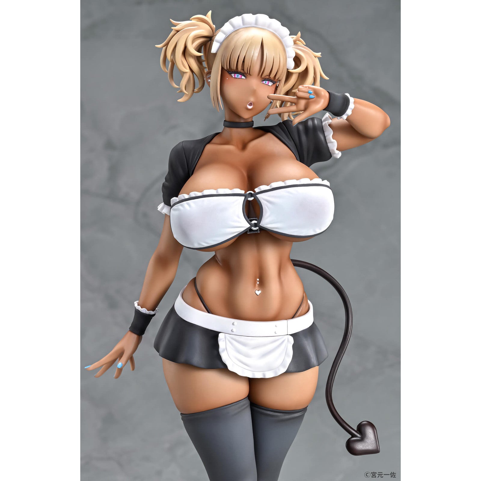 【中古即納】[FIG] 黒ギャルメイド淫魔 ここあ 黒ギャルメイド淫魔、ごしゅを喰う。 1/6 完成品 フィギュア Q-six(キューシックス)(20241130)