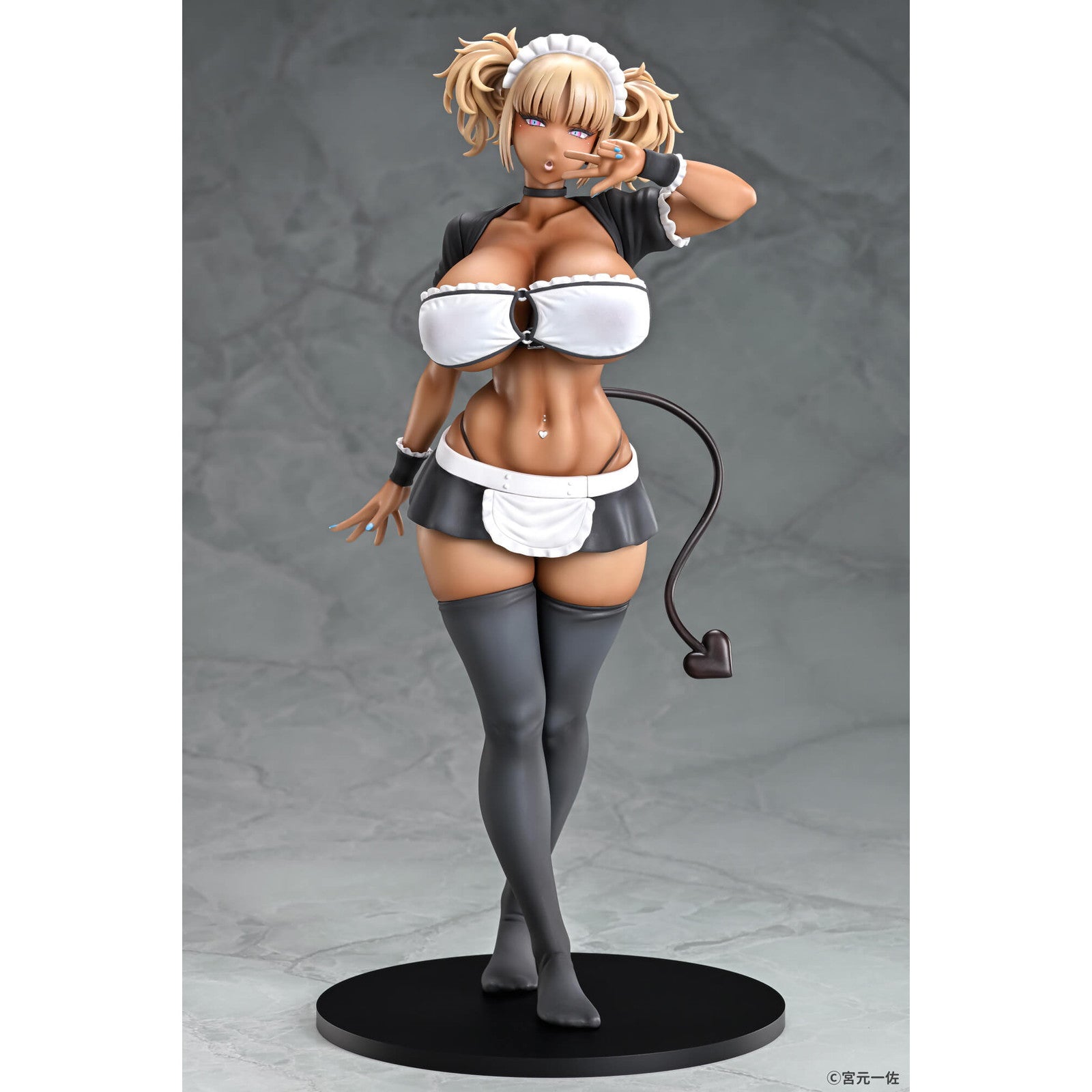 【中古即納】[FIG] 黒ギャルメイド淫魔 ここあ 黒ギャルメイド淫魔、ごしゅを喰う。 1/6 完成品 フィギュア Q-six(キューシックス)(20241130)