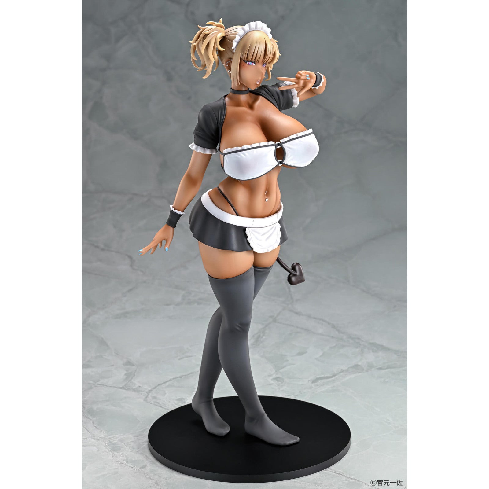 【中古即納】[FIG] 黒ギャルメイド淫魔 ここあ 黒ギャルメイド淫魔、ごしゅを喰う。 1/6 完成品 フィギュア Q-six(キューシックス)(20241130)