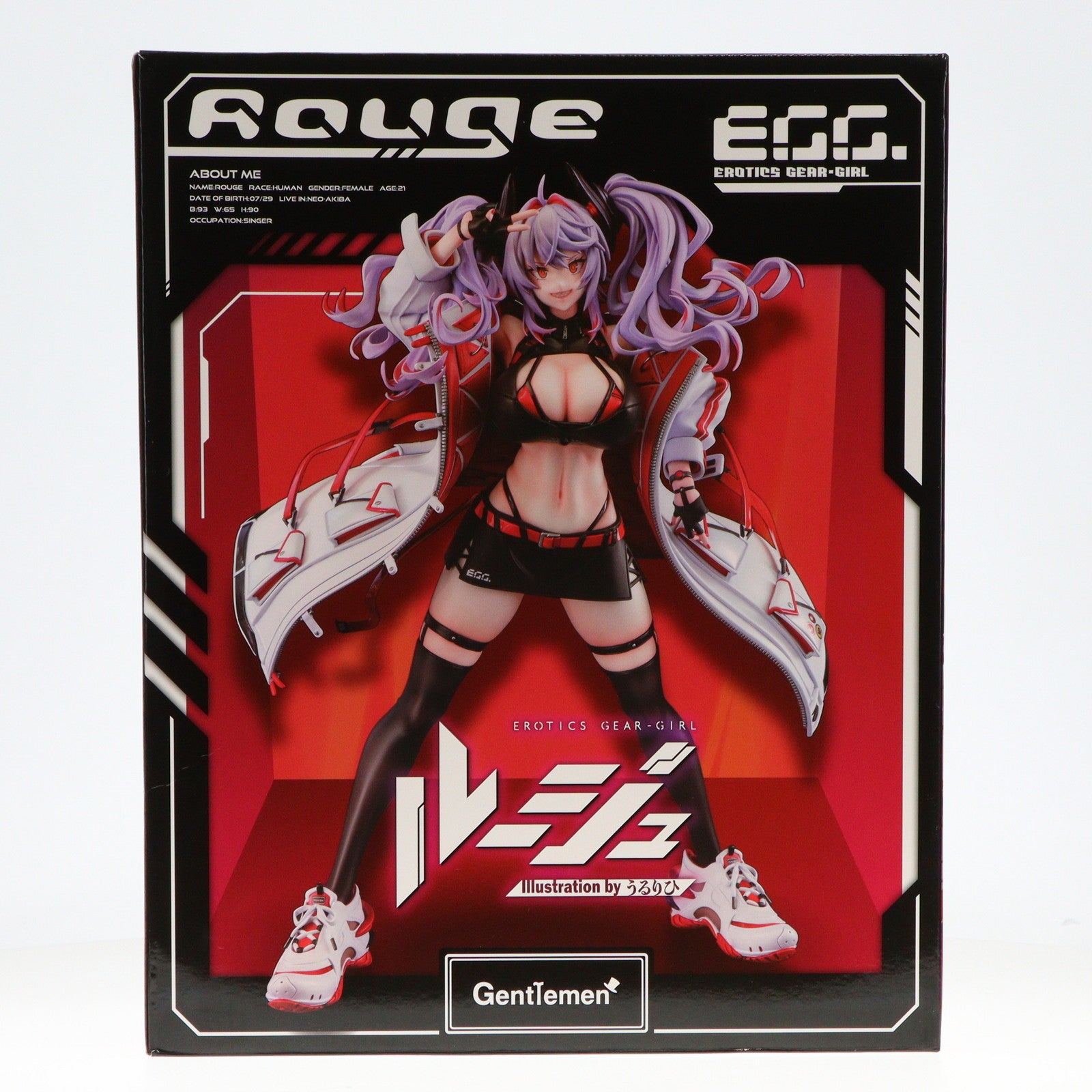 【中古即納】[FIG] あみあみ限定特典付属 Erotics Gear-Girl ルージュ Illustration by うるりひ 1/6 完成品 フィギュア ジェントルメン(20240525)