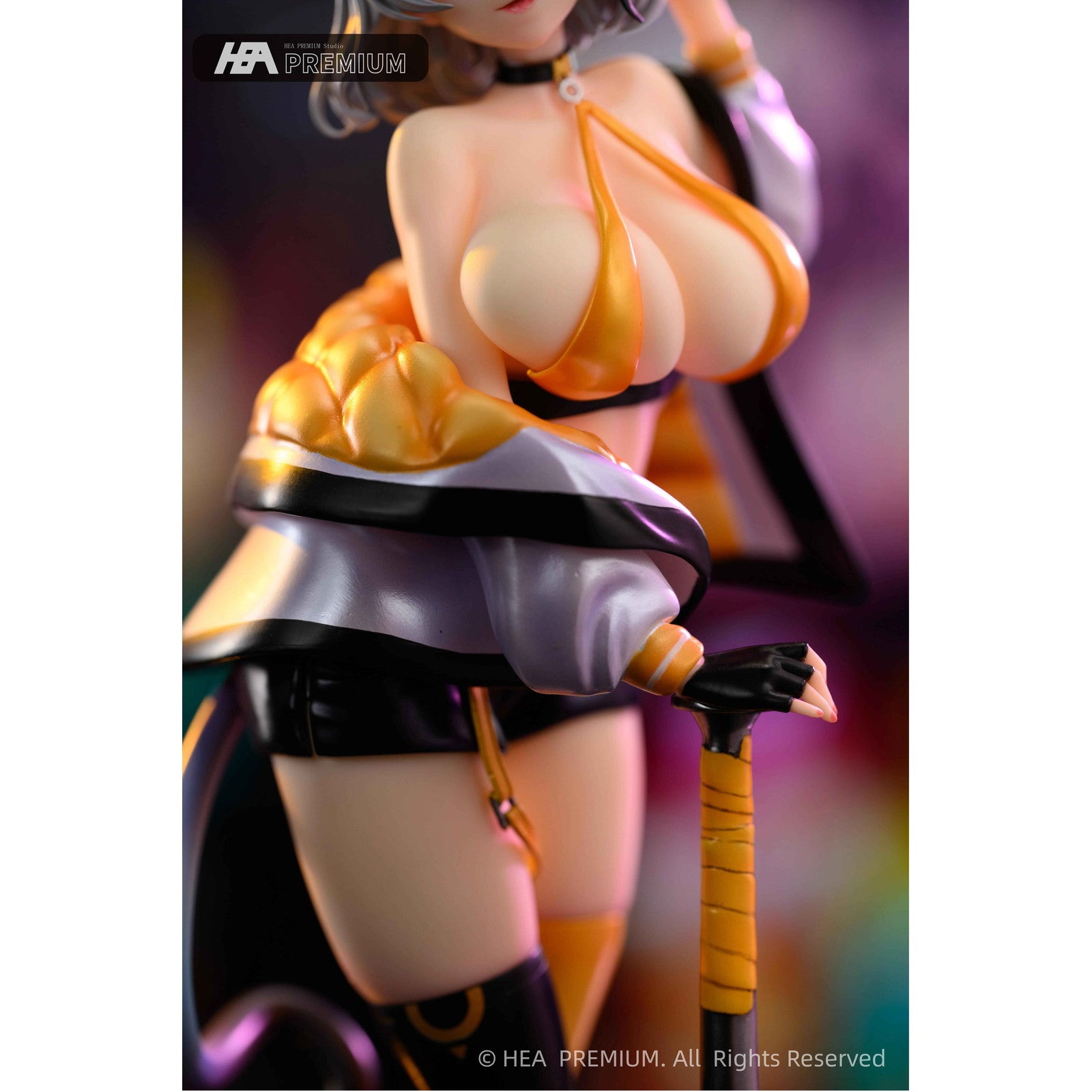 【新品即納】[FIG] タペストリー&カード付属 猫女 deano(デアノ) 野球女子Ver. 1/7 完成品 フィギュア HEA PREMIUM(20250531)