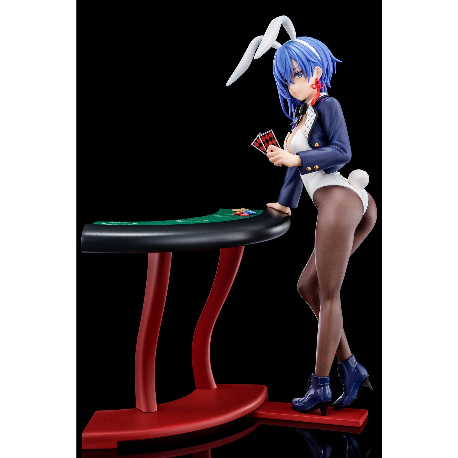 【新品即納】[FIG] 咲耶・ジークリンデ(さくや・じーくりんで) 瑠璃紺のバニーフィギュアwithぺろりシステム 聖剣学院の魔剣使い 1/6 完成品 フィギュア 日本コロムビア(20250228)