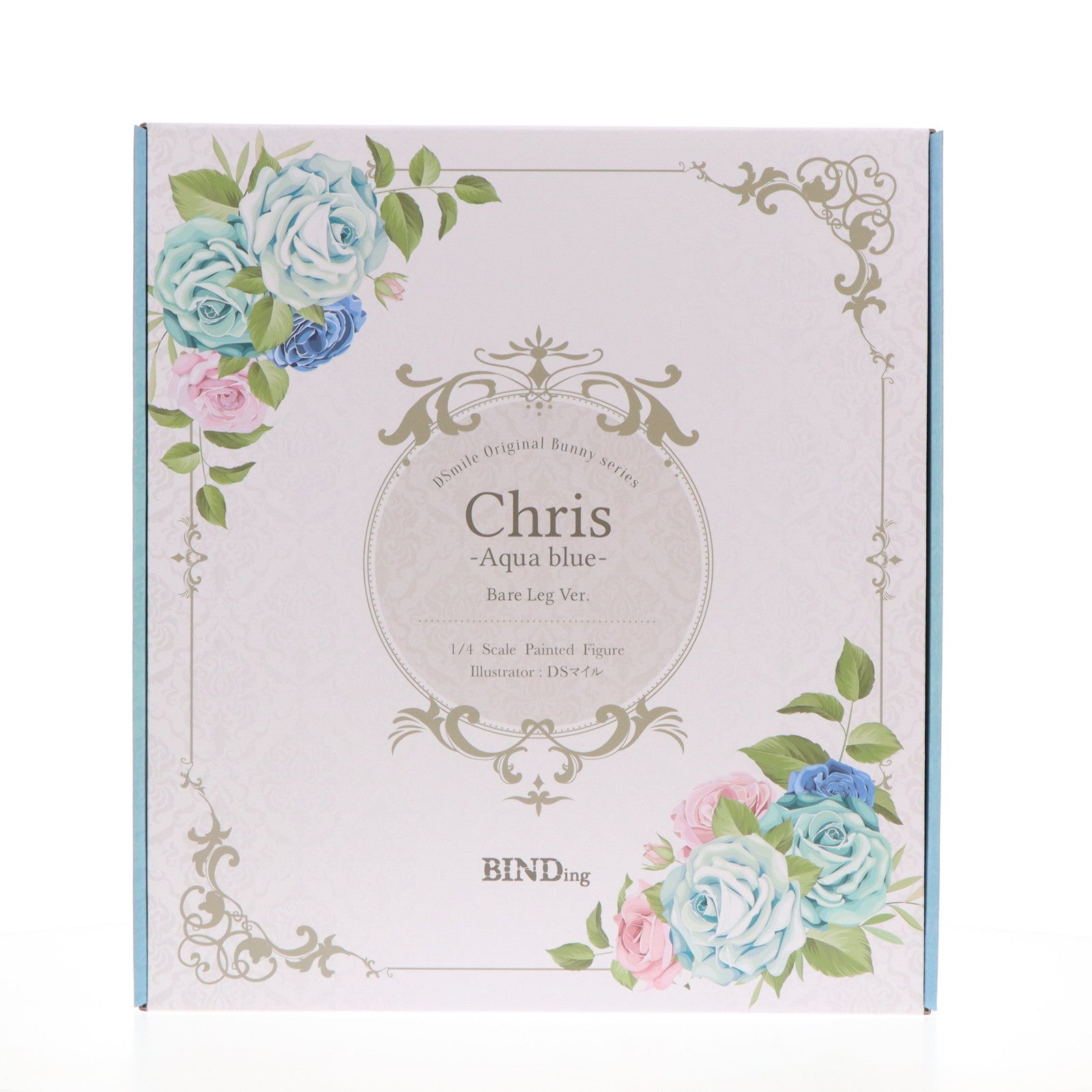 【中古即納】[FIG] クリエイターズコレクション Chris-Aqua blue-:Bare Leg Ver. DSmile Original Bunny series 1/4 完成品 フィギュア ネイティブオンラインショップ&FANZA限定 BINDing(バインディング)/ネイティブ(20240723)
