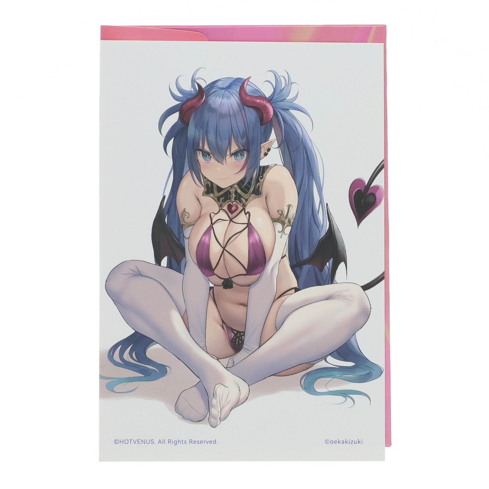 【中古即納】[FIG] ポストカード付属 クリエイターズコレクション サキュ子 oekakizukiオリジナルキャラクター 1/4 完成品 フィギュア ネイティブオンラインショップ&FANZA限定 HOTVENUS(ホットビーナス)/ネイティブ(20240630)