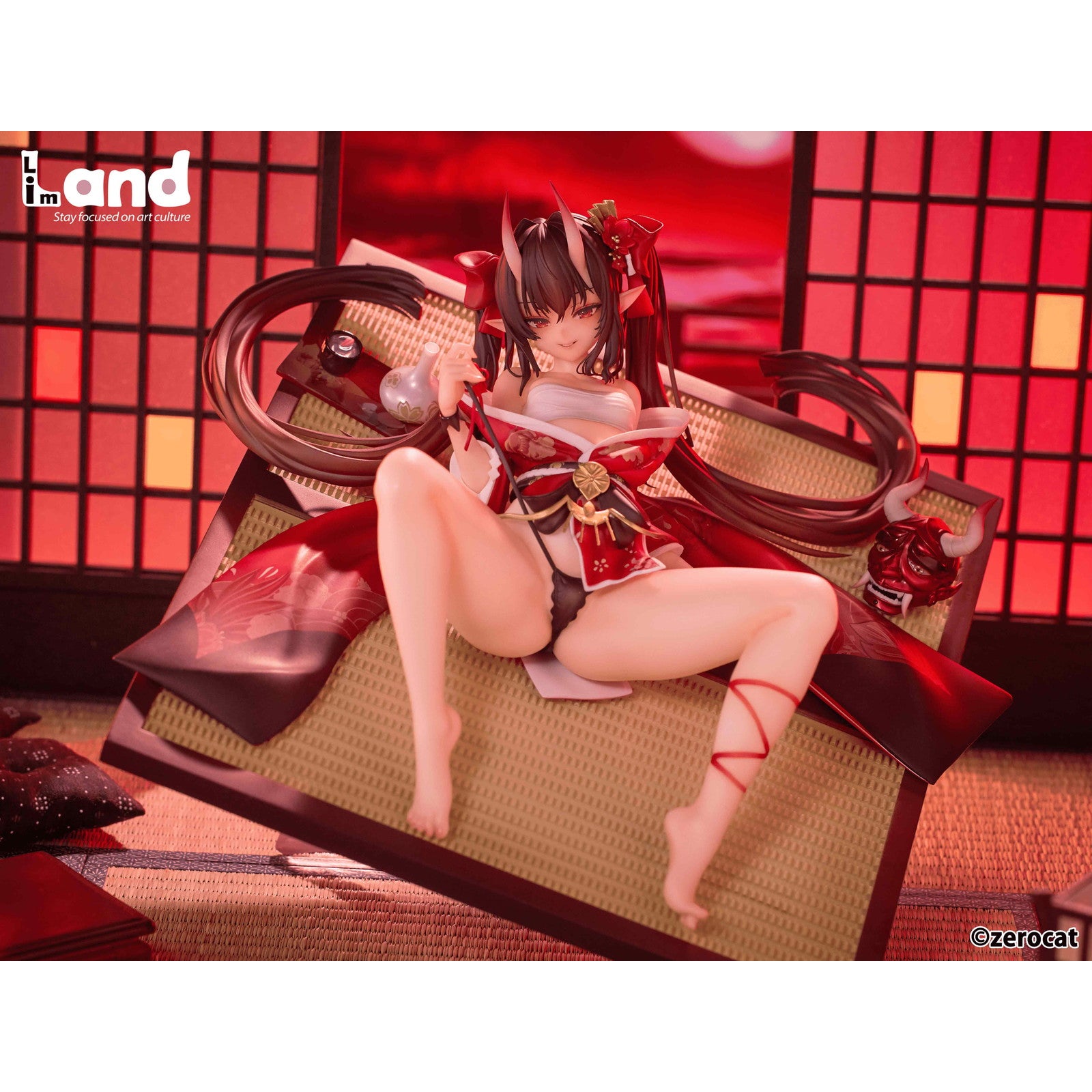 【新品即納】[FIG] 色紙付属 oni girl(オニガール) original illust(オリジナルイラスト) 1/6 完成品 フィギュア Lim Land(リムランド)(20250531)