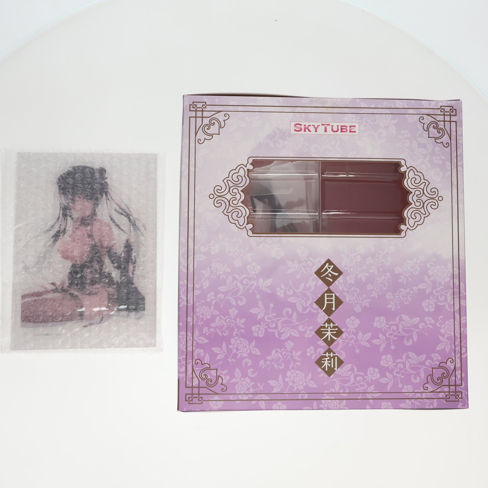 【中古即納】[FIG] ポストカード&あみあみ限定特典付属 冬月茉莉(とうげつまつり) お座りVer. Illustration by 深崎暮人 コミック阿吽 1/6 完成品 フィギュア(AX-1099) SkyTube(スカイチューブ)(20230421)