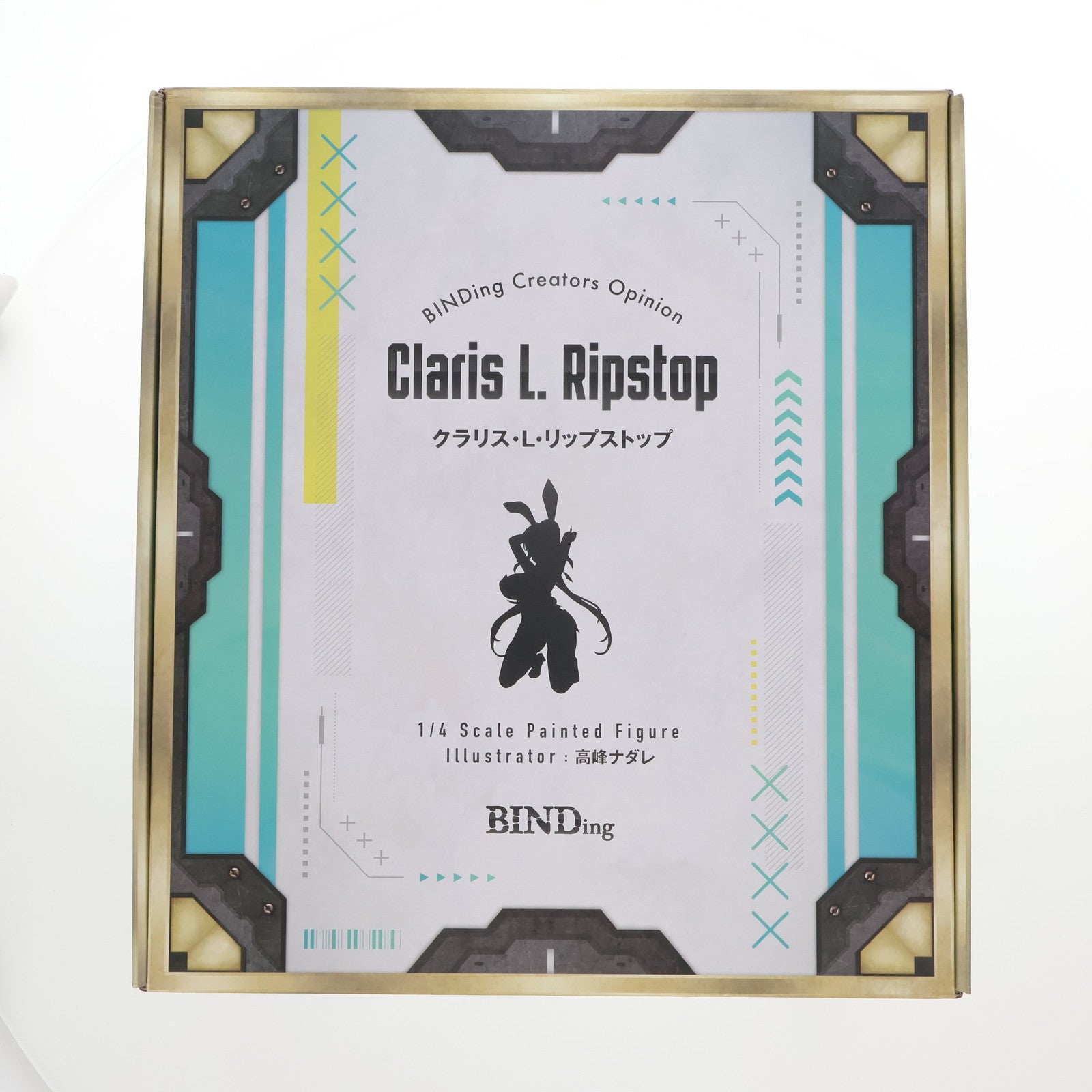 【中古即納】[FIG] ポストカード無し ネイティブクリエイターズコレクション クラリス・L・リップストップ BINDing クリエイターズ・オピニオン 1/4 完成品 フィギュア ネイティブオンラインショップ&FANZA限定 BINDing(バインディング)/ネイティブ(20240731)